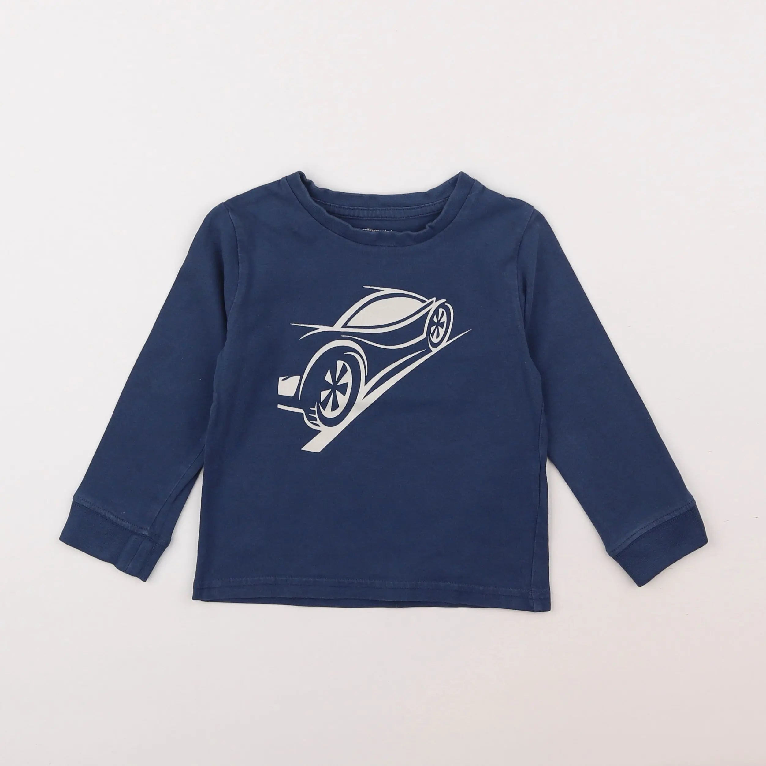 Vertbaudet - tee-shirt bleu - 3 ans
