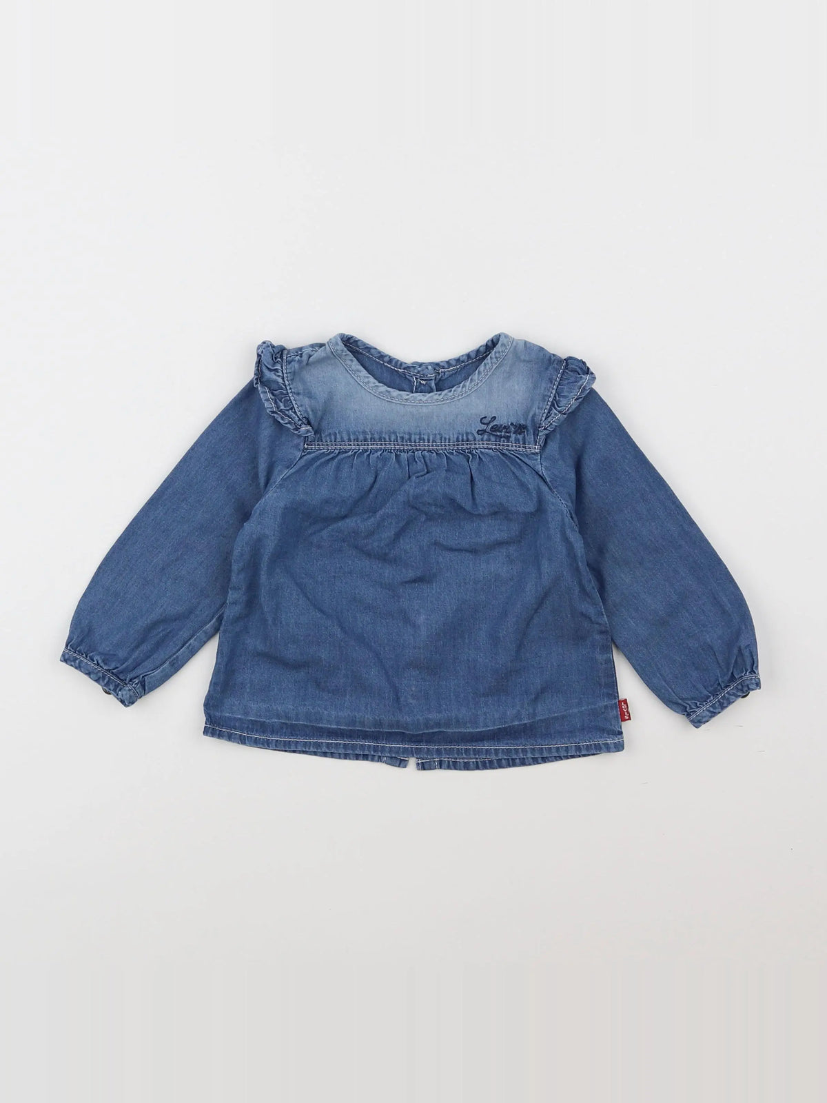 Levi's - blouse bleu - 18 mois