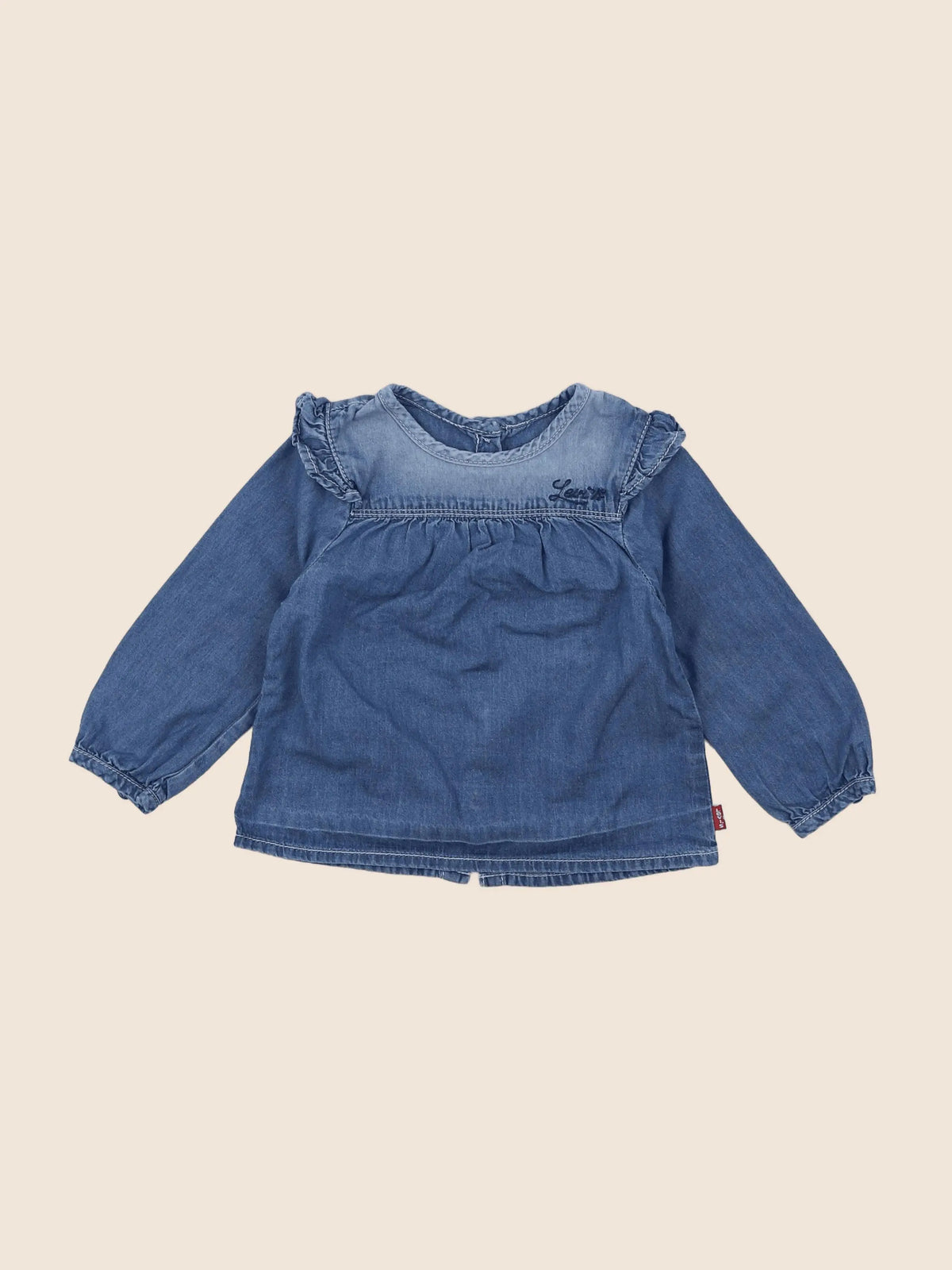 Levi's - blouse bleu - 18 mois