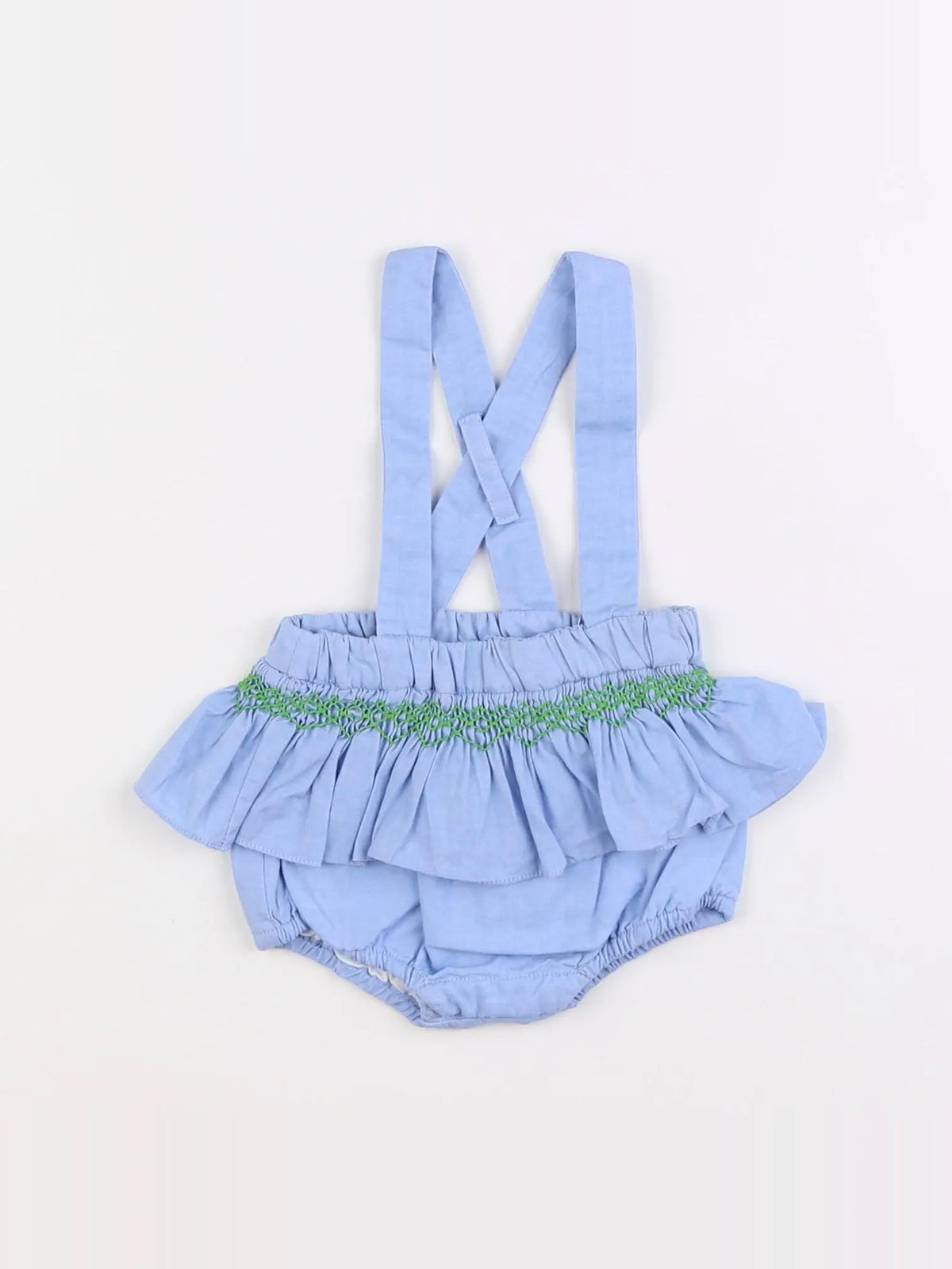 Jacadi - bloomer volants au dos bleu - 3 mois