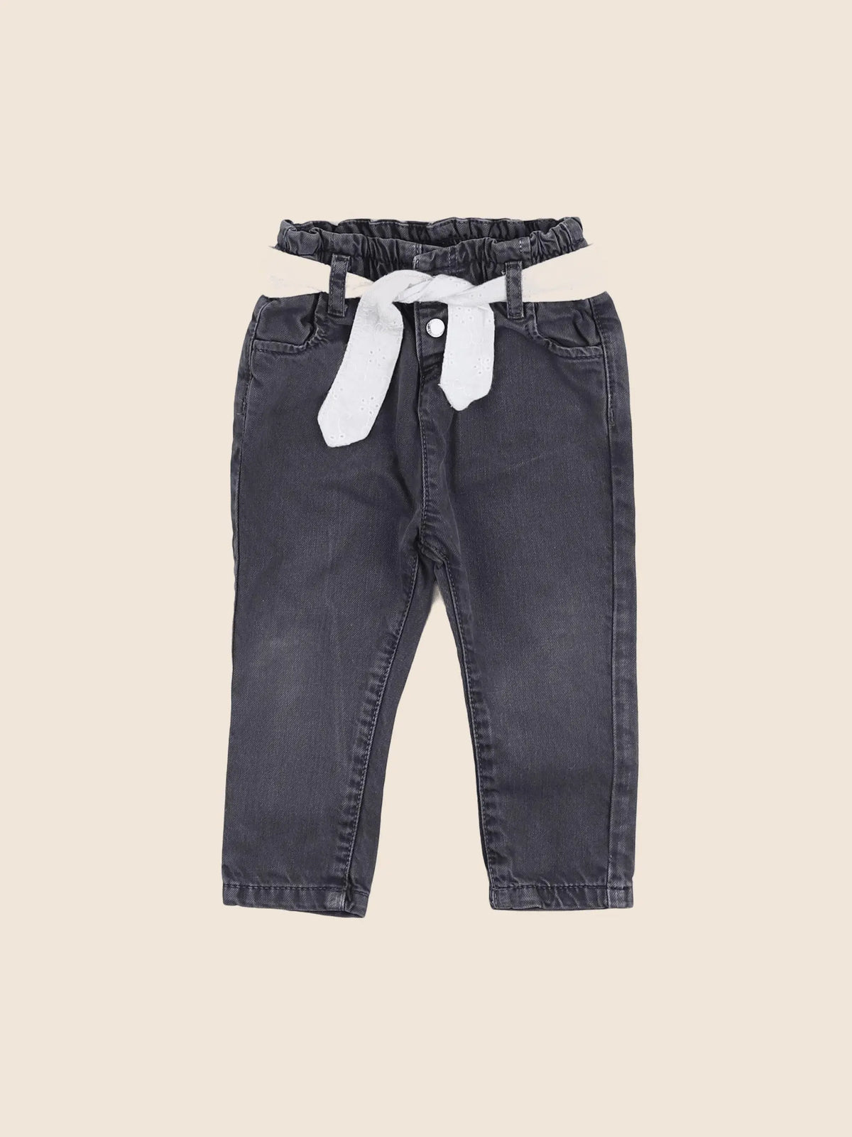 Vertbaudet - jean gris - 12 mois