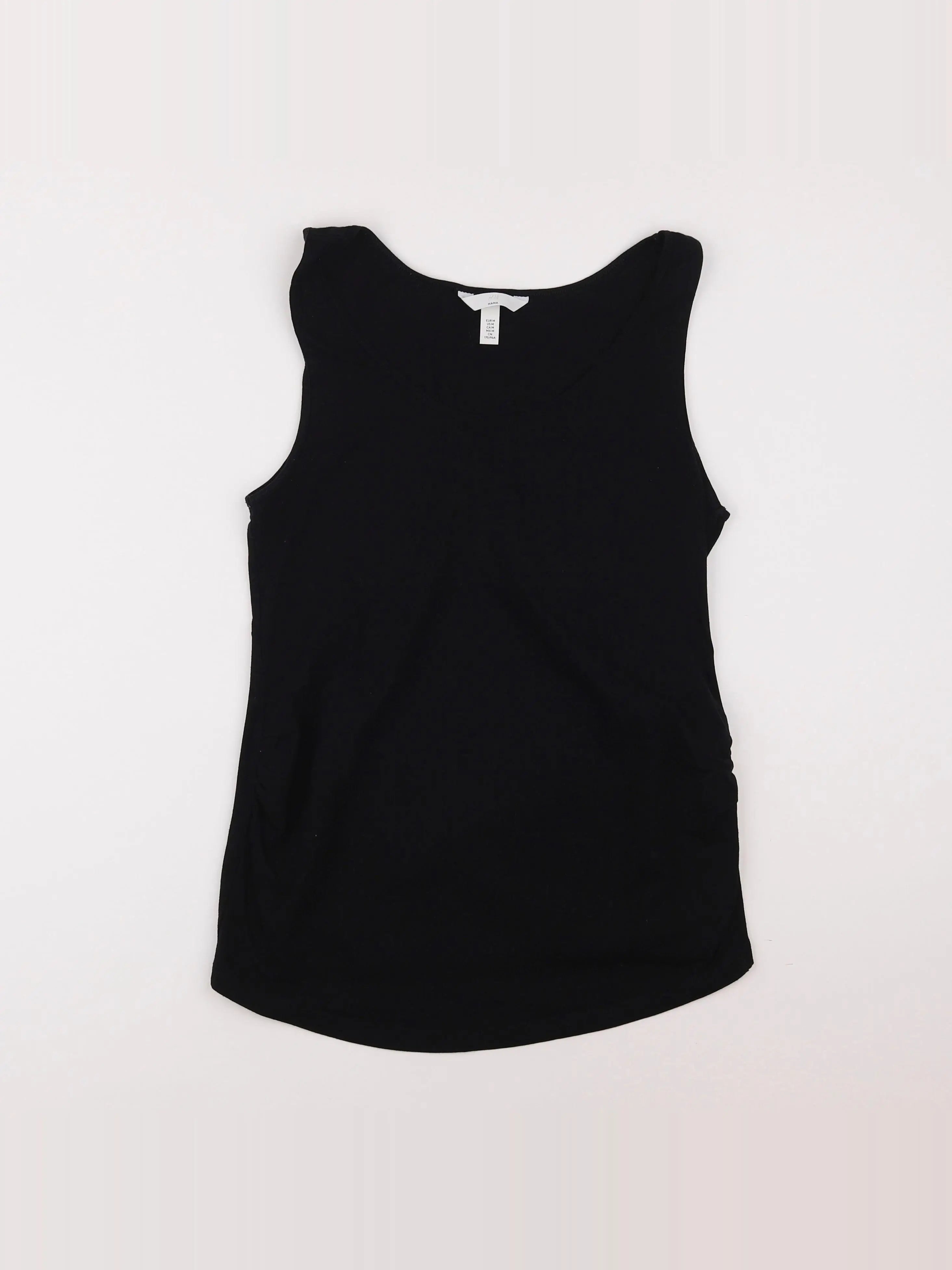 H&M - tee-shirt grossesse noir - m