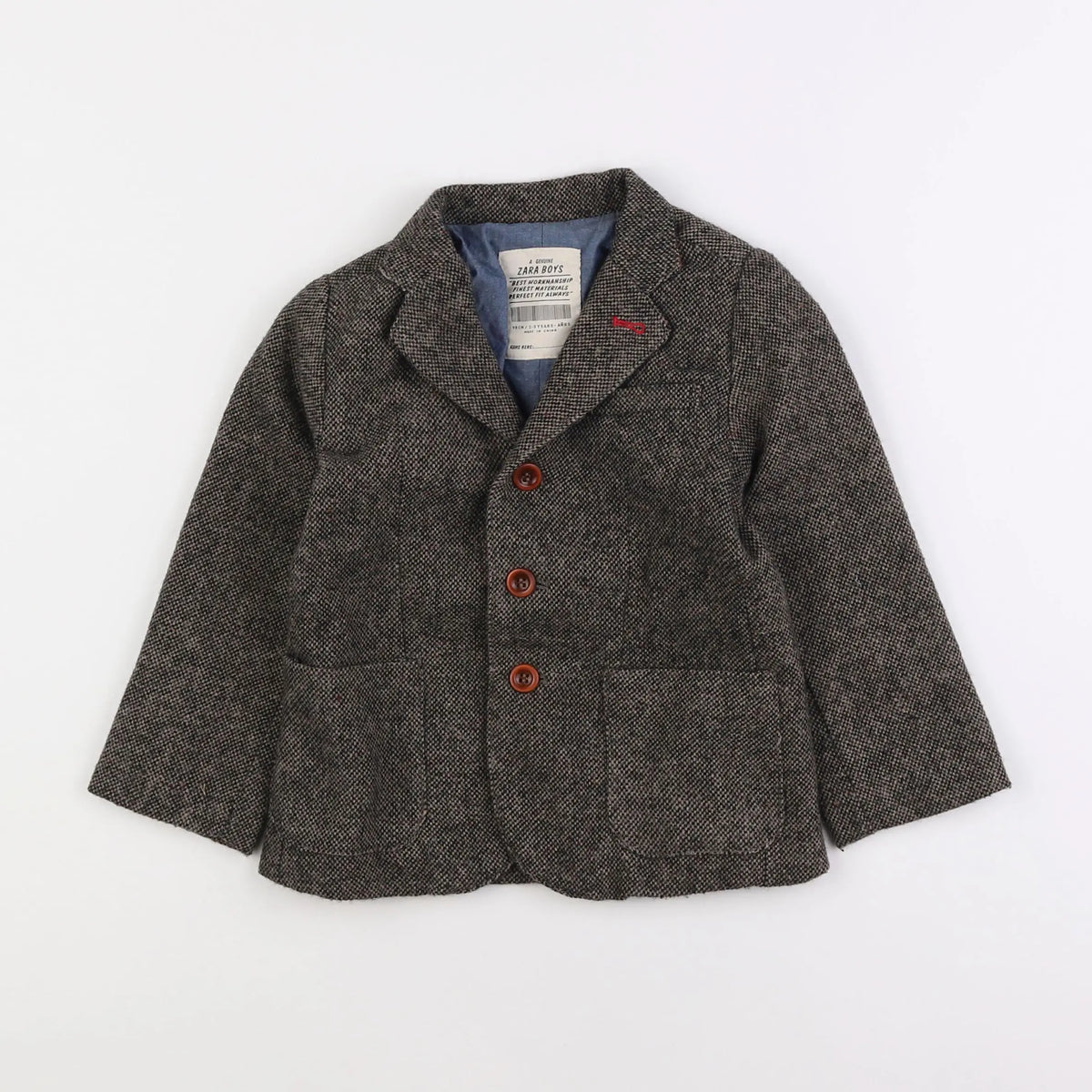 Zara - veste gris - 2/3 ans
