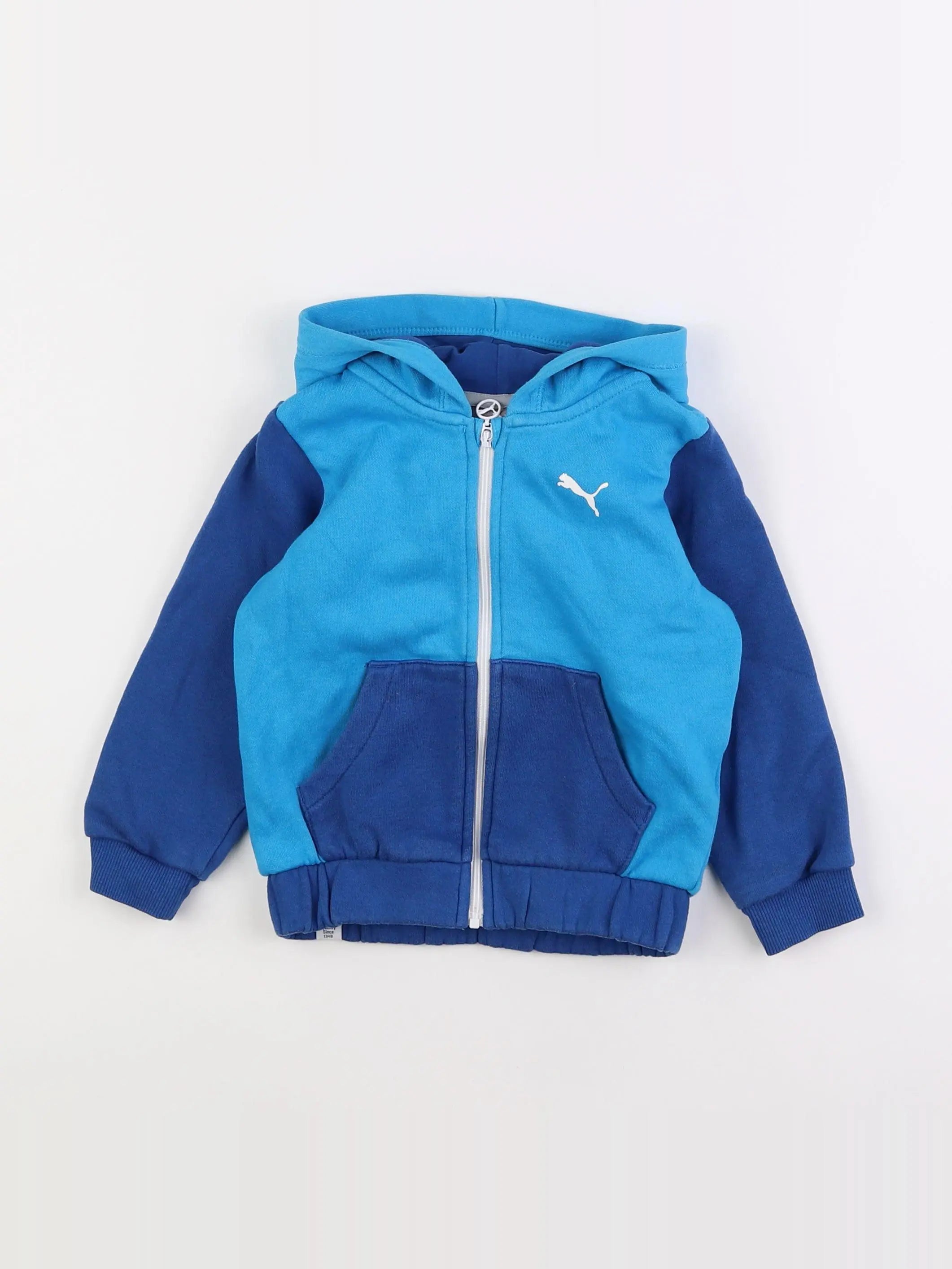 Puma - sweat bleu - 12/18 mois