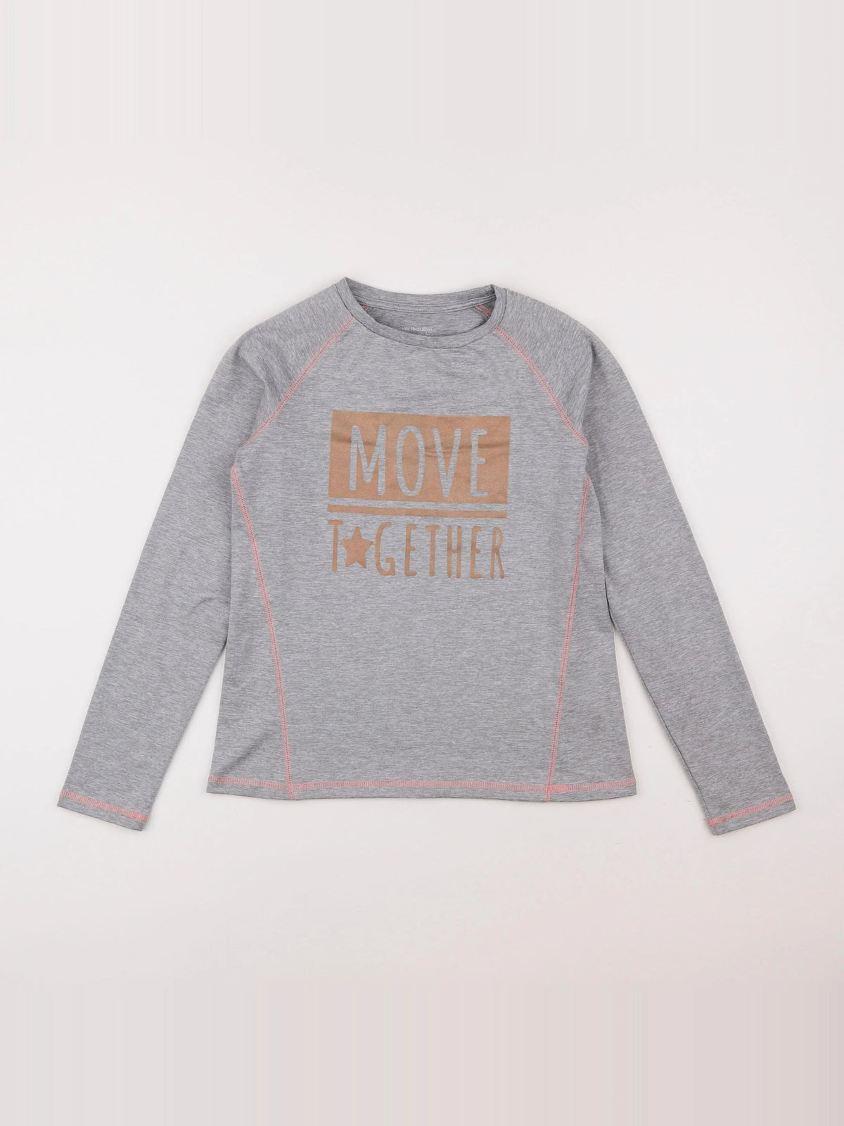 Vertbaudet - tee-shirt gris - 10 ans