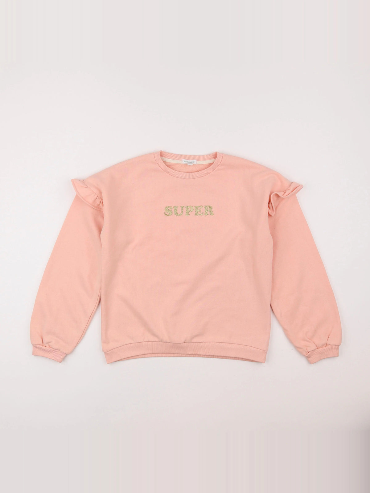 Vertbaudet - sweat rose - 12 ans
