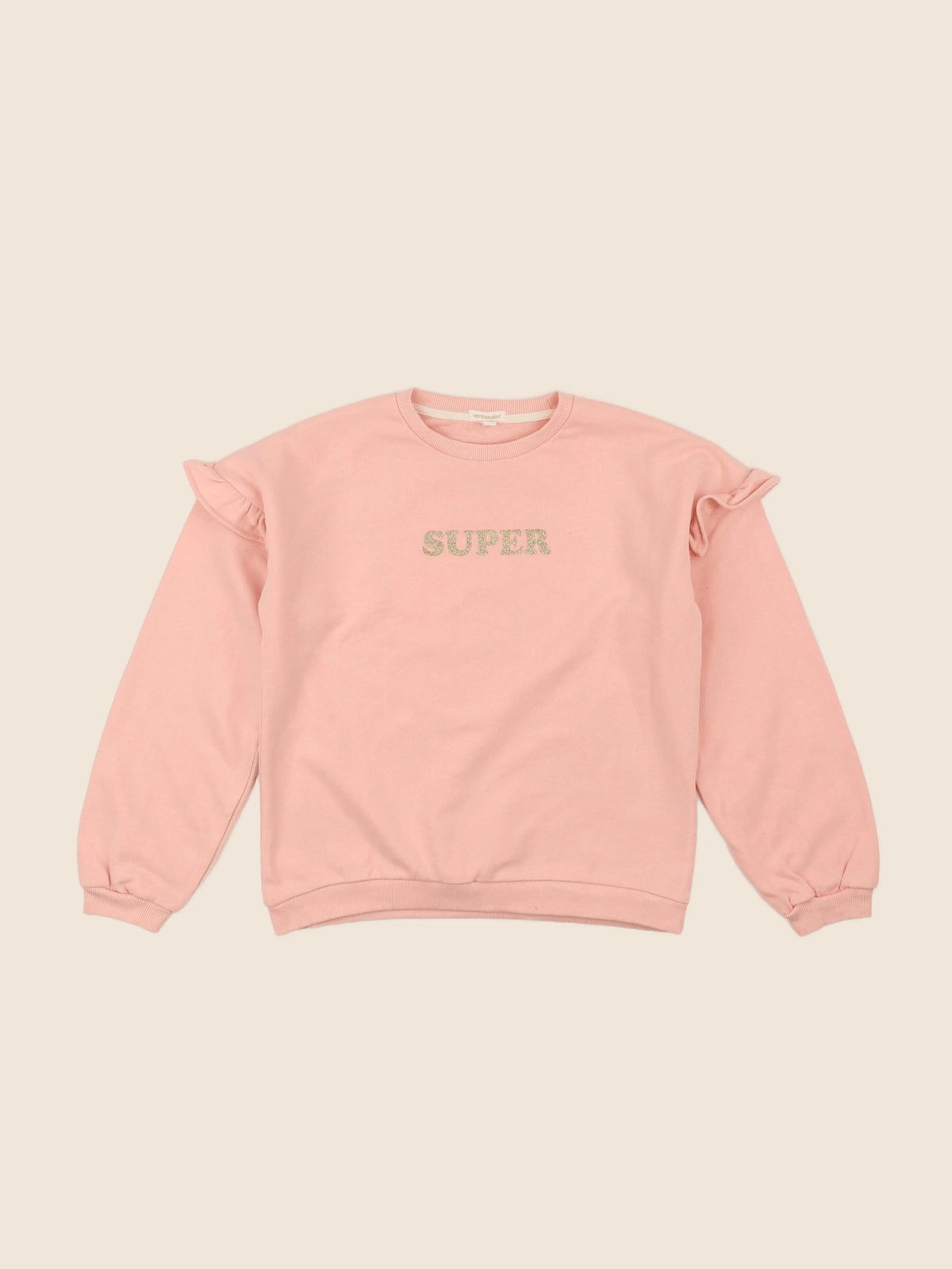 Vertbaudet - sweat rose - 12 ans
