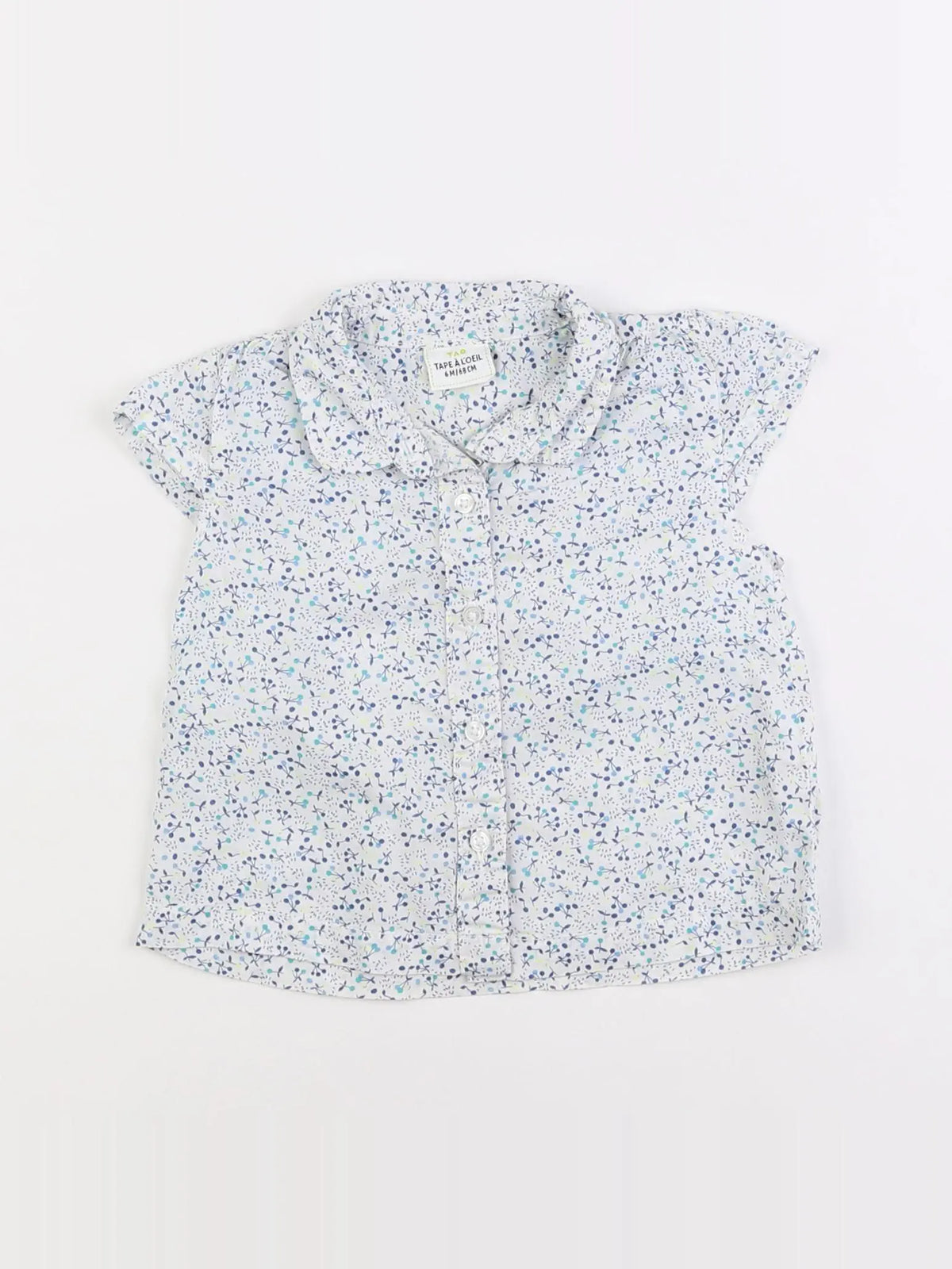 Tape à l'oeil - blouse bleu - 6 mois