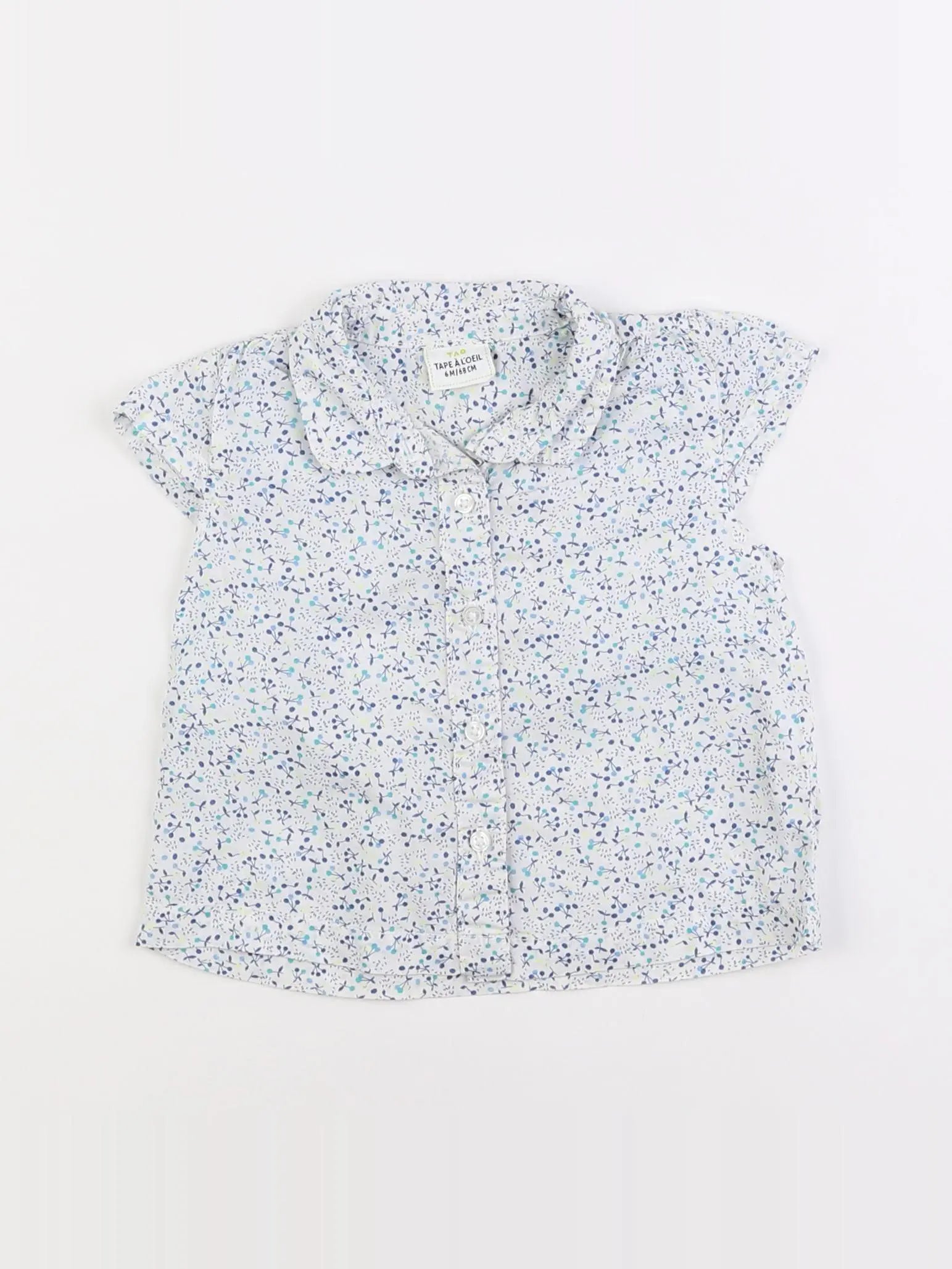 Tape à l'oeil - blouse bleu - 6 mois
