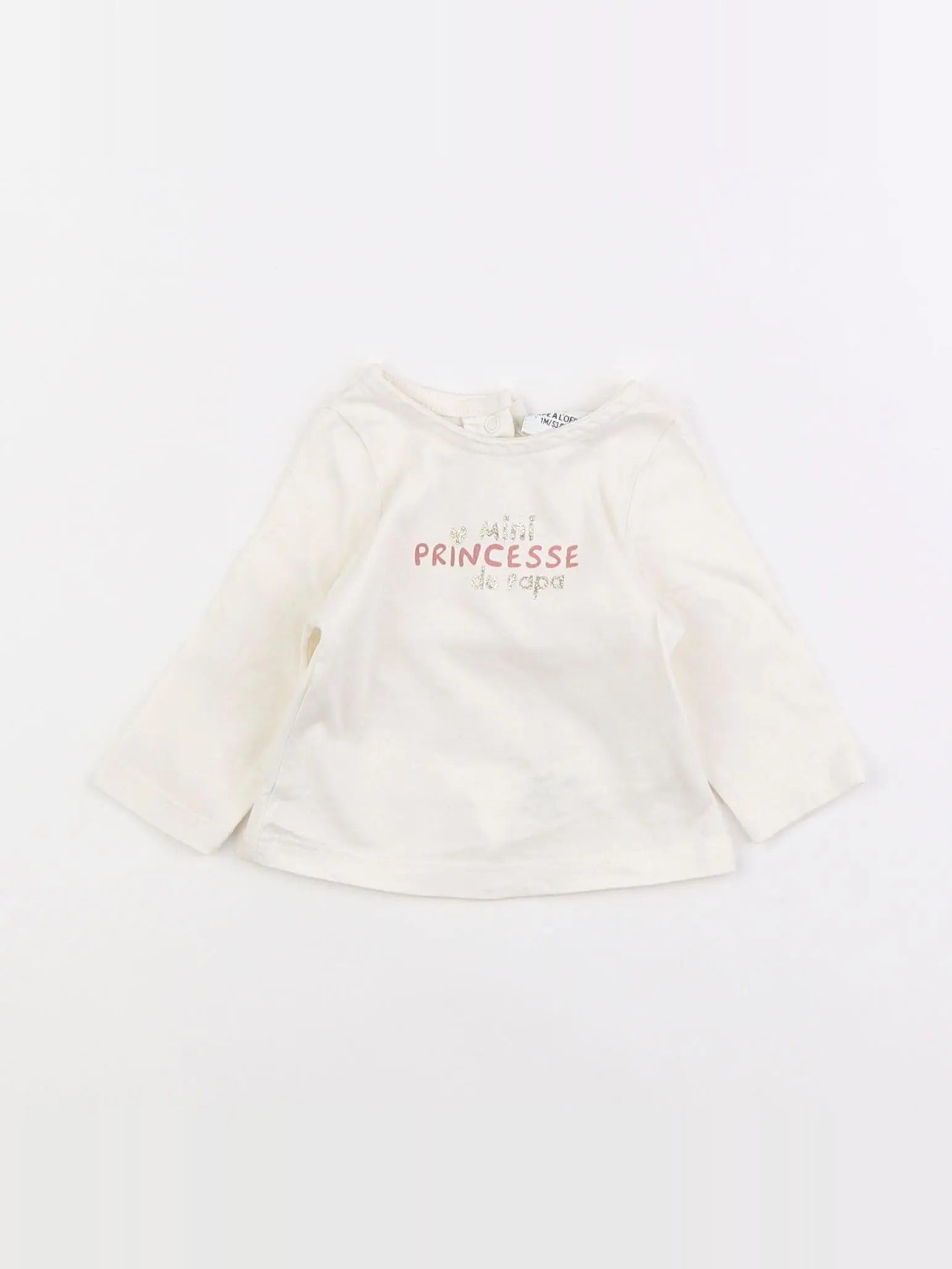 Tape à l'oeil - tee-shirt beige - 1 mois