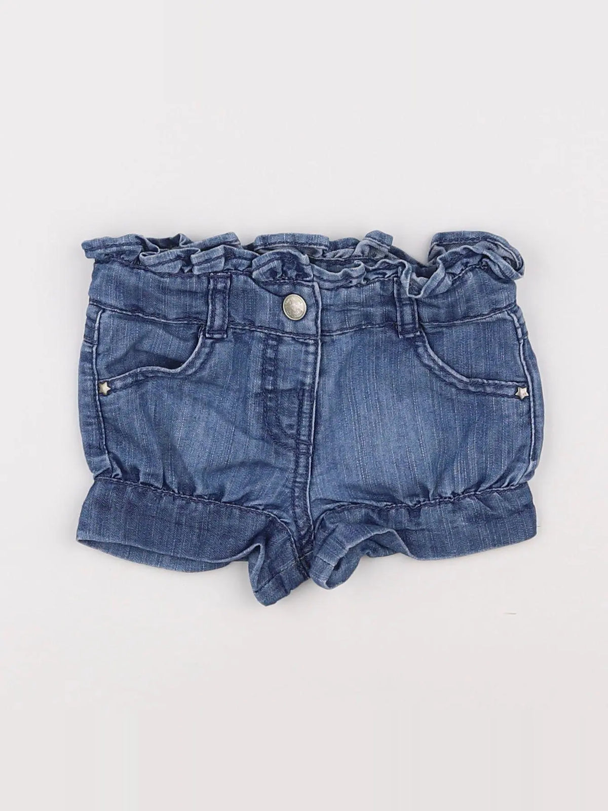 Tape à l'oeil - short bleu - 12 mois