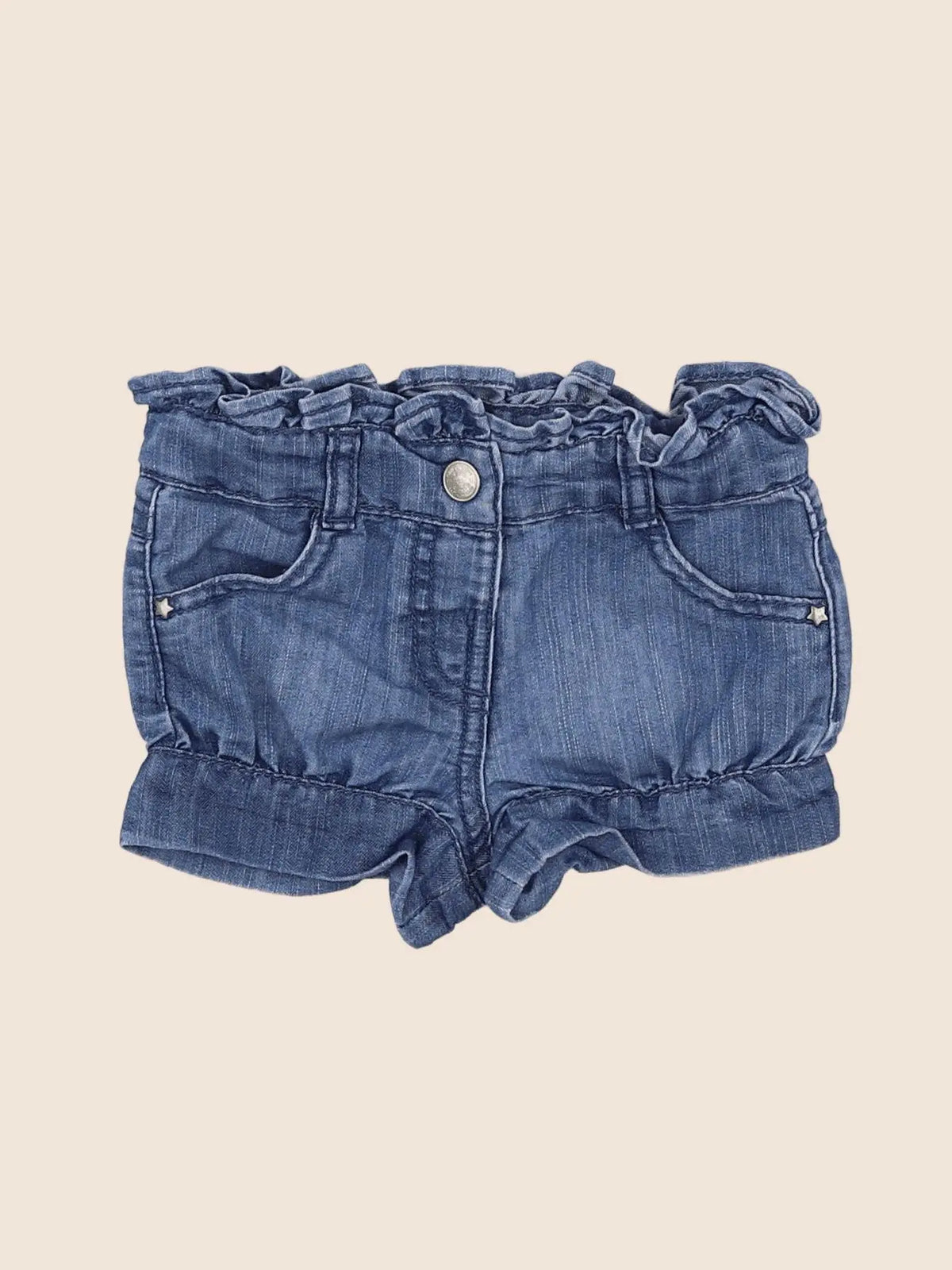 Tape à l'oeil - short bleu - 12 mois