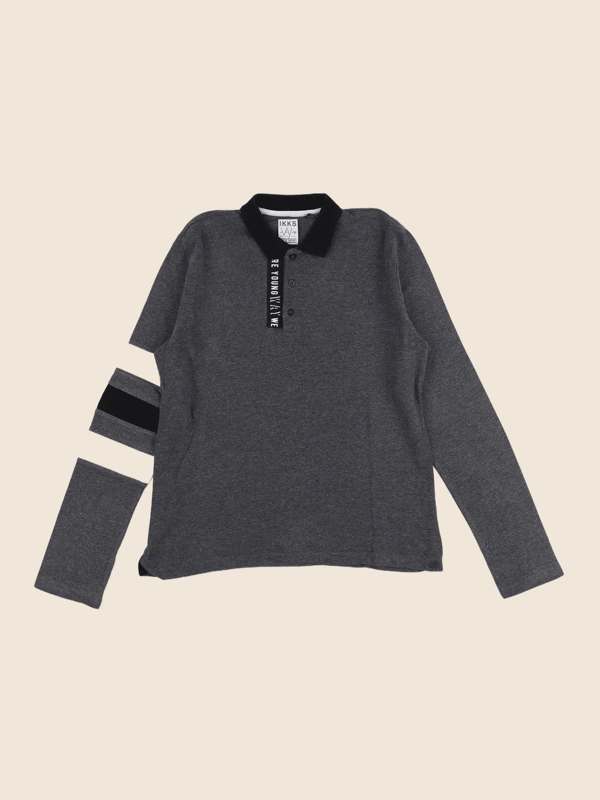 IKKS - polo gris - 14 ans