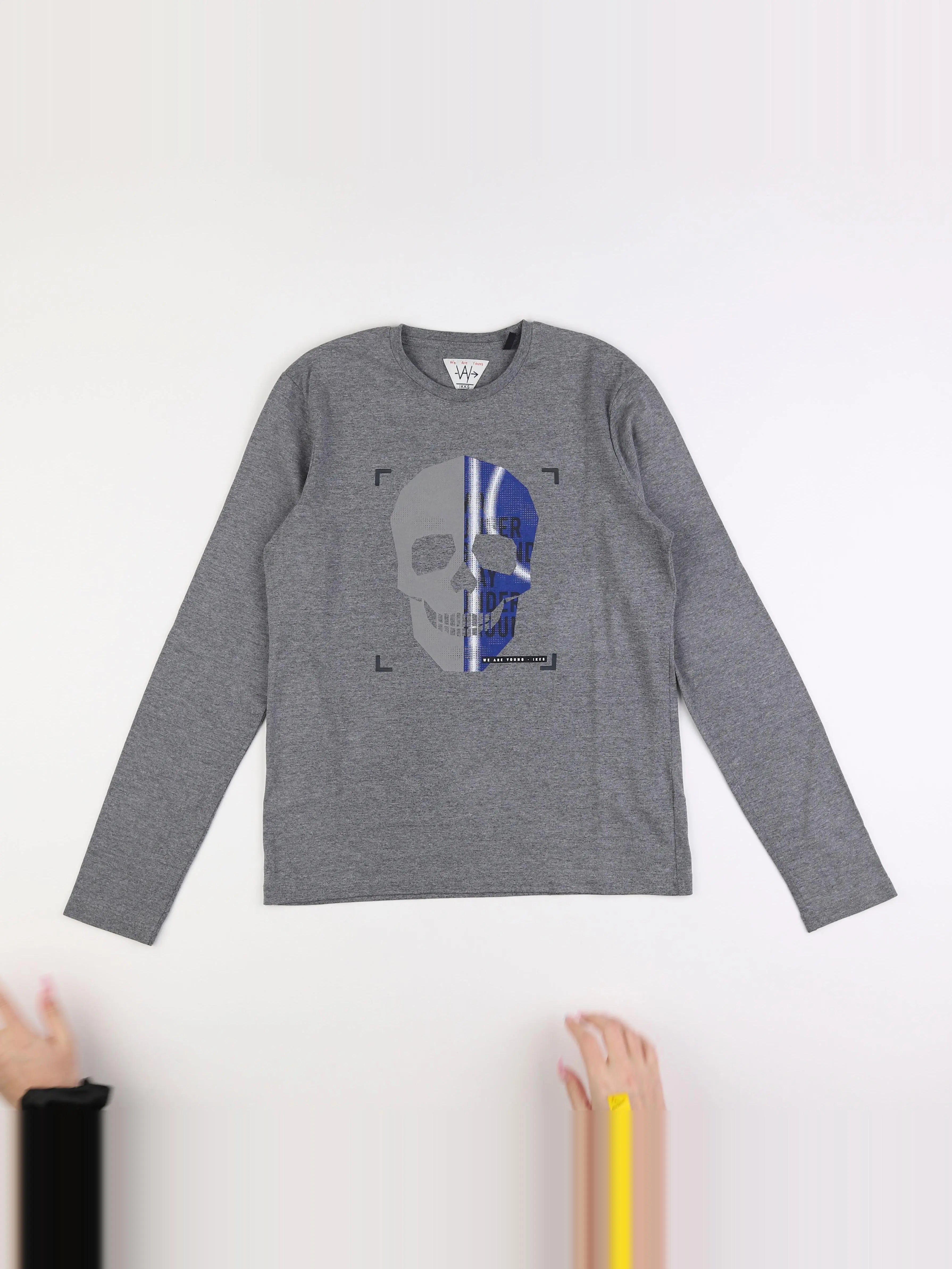 IKKS - tee-shirt gris - 14 ans