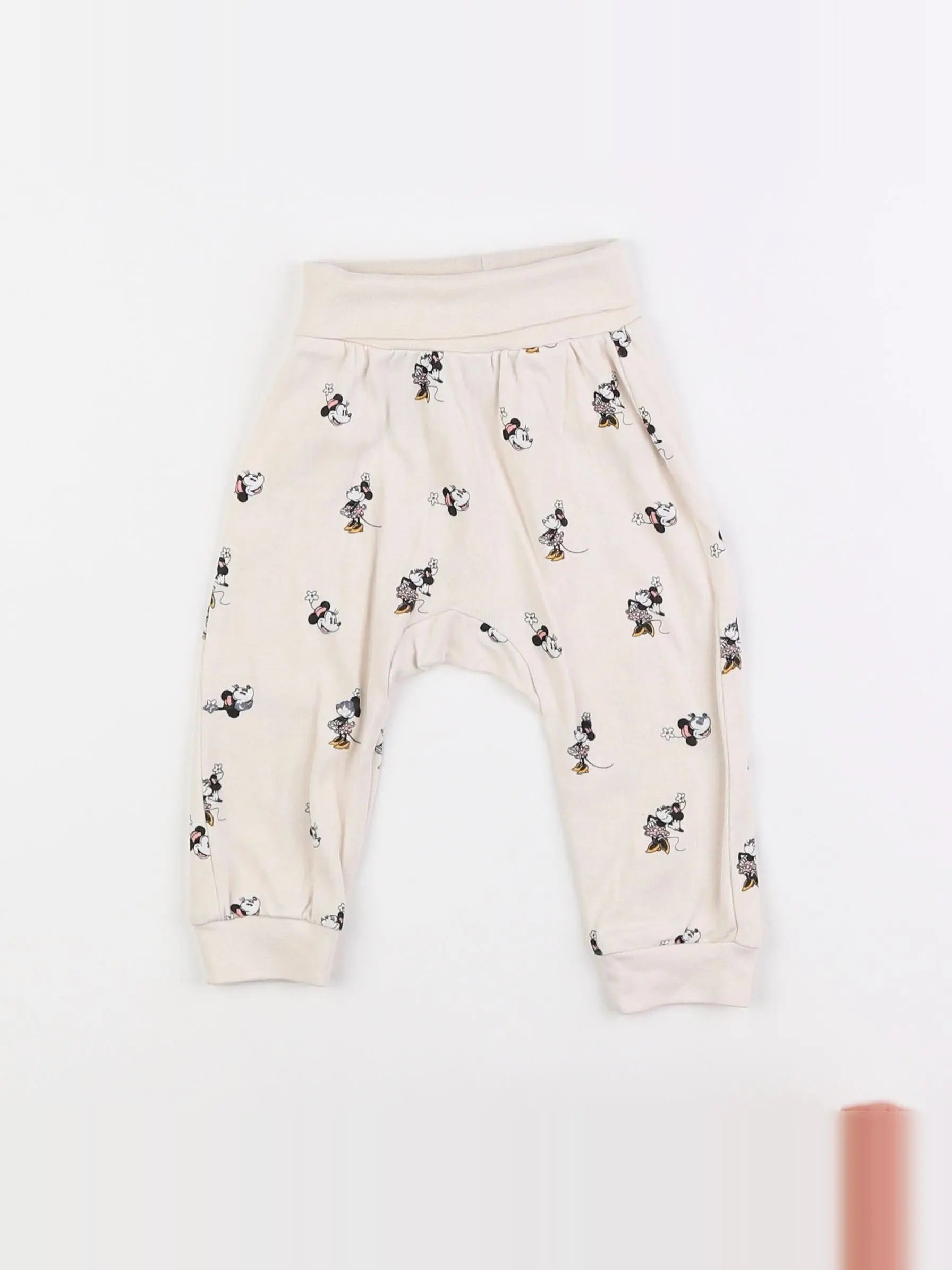 H&M - sarouel blanc - 6/9 mois