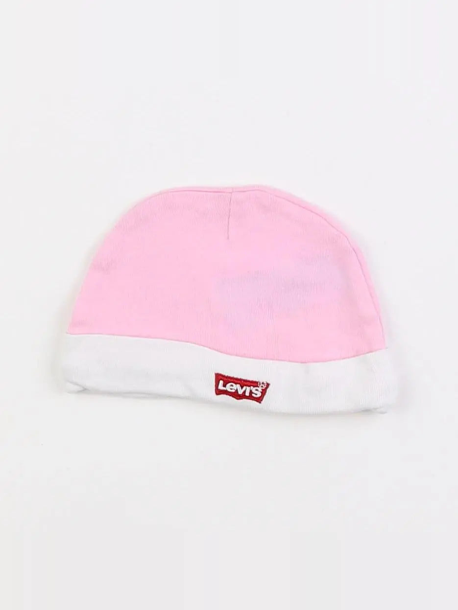 Levi's - bonnet rose - 0/6 mois
