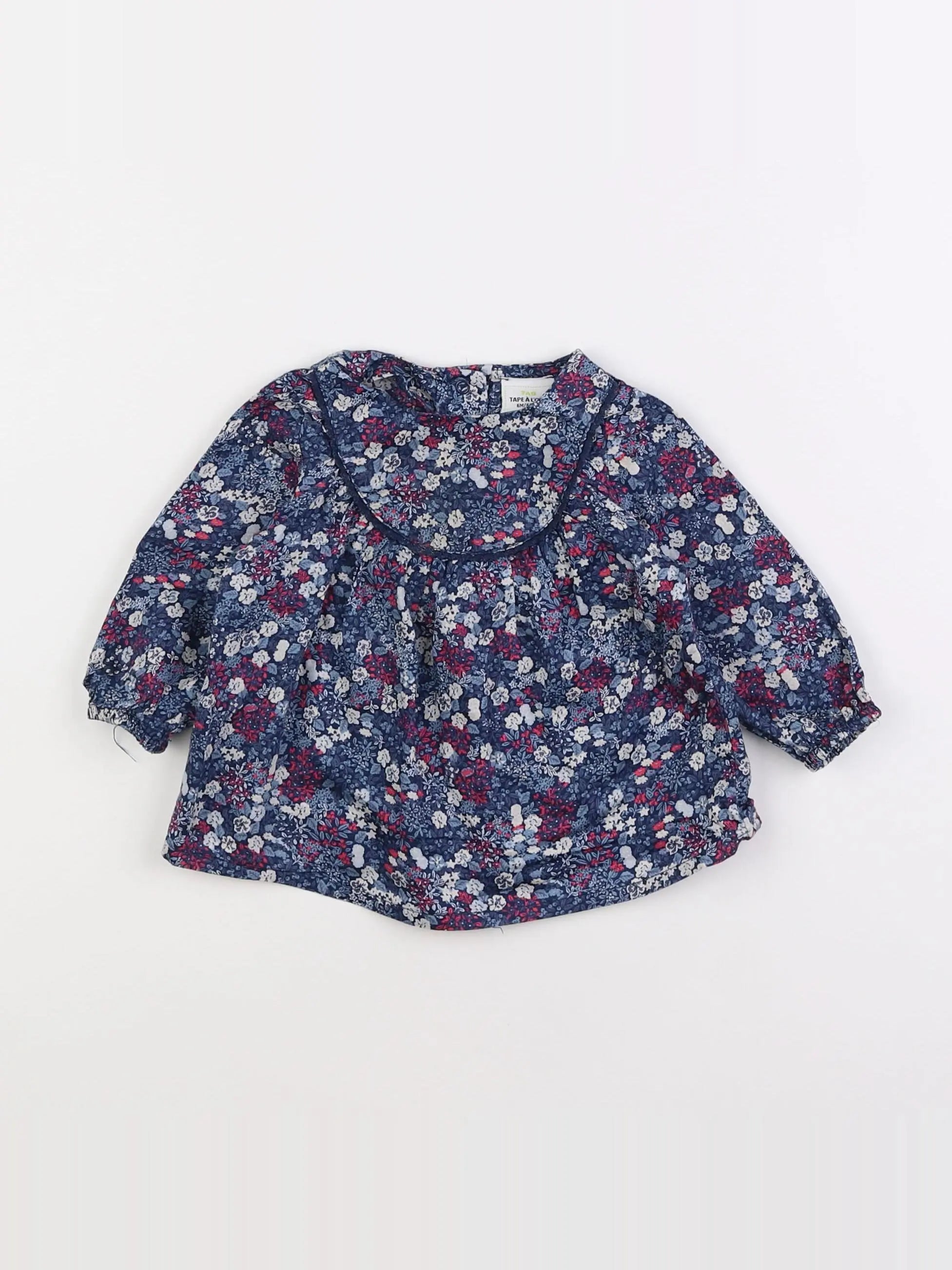 Tape à l'oeil - blouse bleu - 6 mois