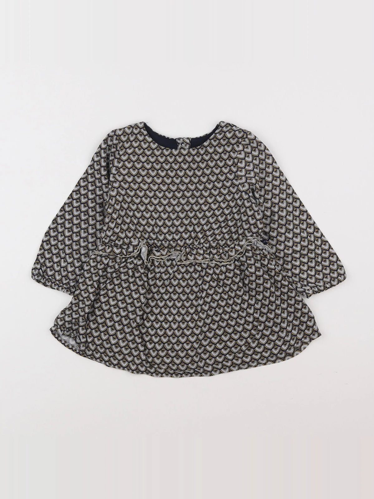 IKKS - robe bleu - 12 mois