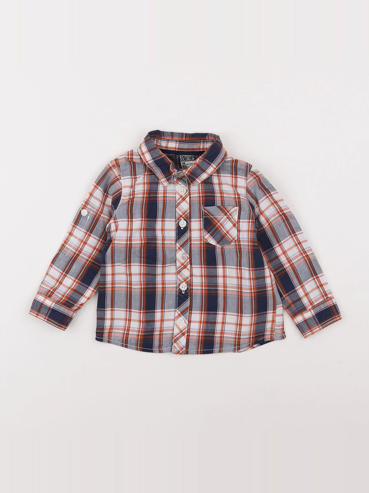 Tape à l'oeil - chemise bleu - 18 mois