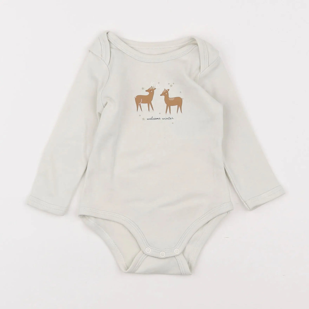 Vertbaudet - body beige - 6 mois