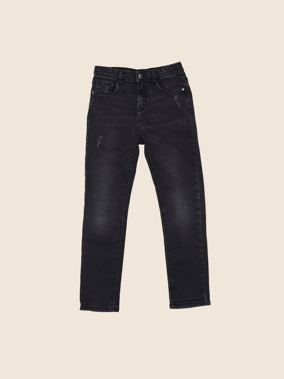 Vertbaudet - jean noir - 8 ans