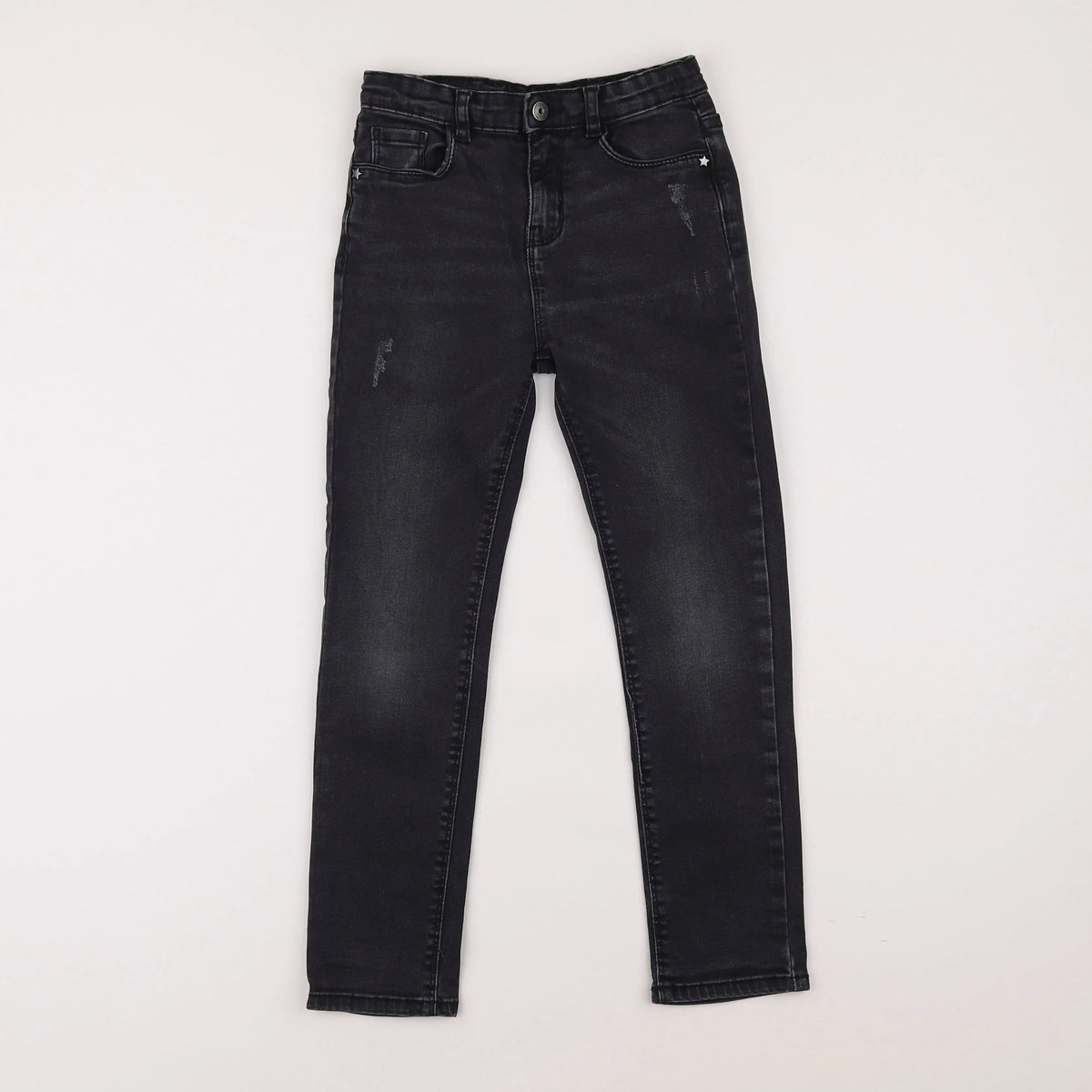 Vertbaudet - jean noir - 8 ans