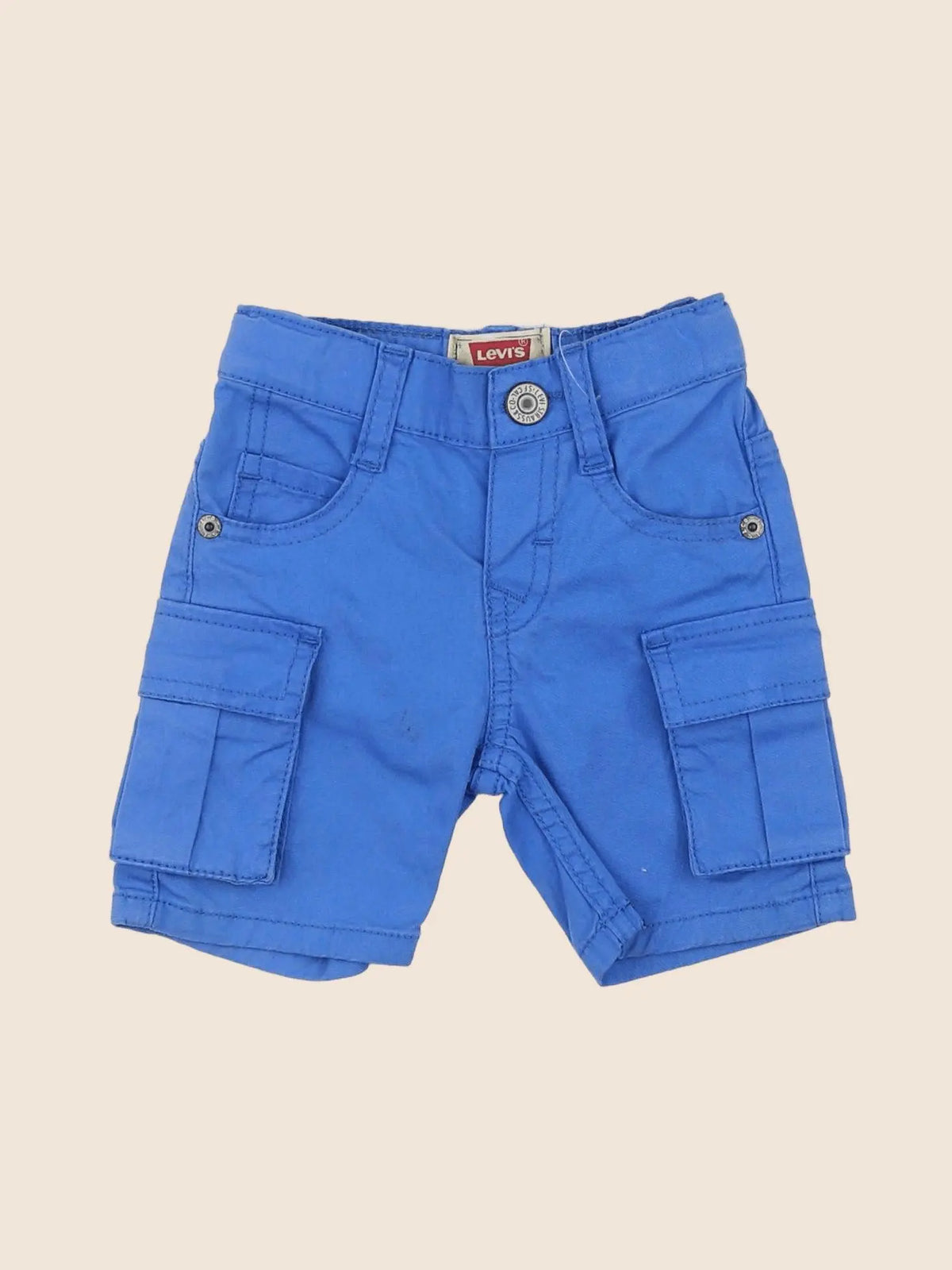 Levi's - short bleu - 6 mois