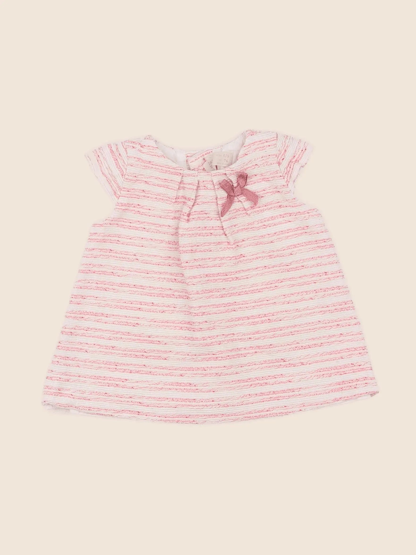Zara - robe rose - 6/9 mois