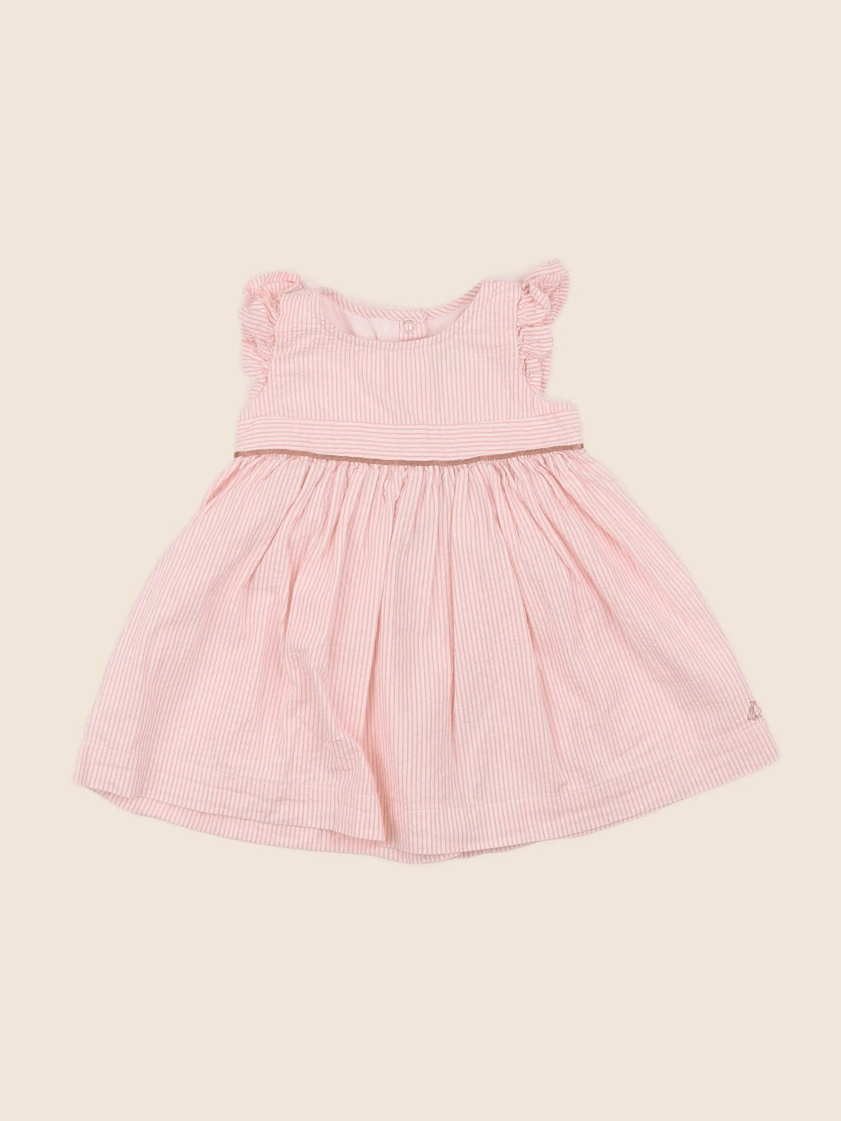Petit Bateau - robe rose - 6 mois