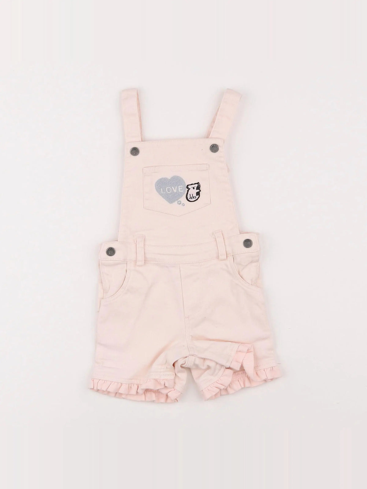 IKKS - salopette rose - 12 mois
