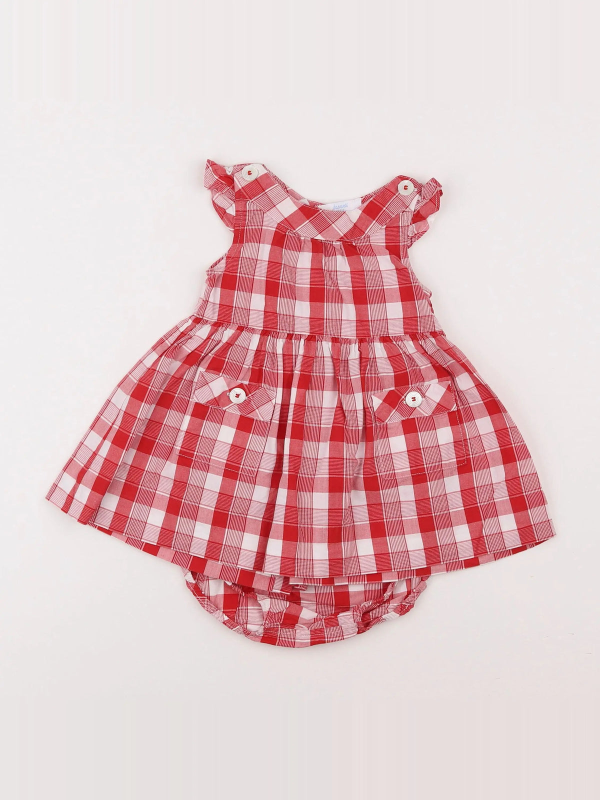 Jacadi - robe rouge - 6 mois