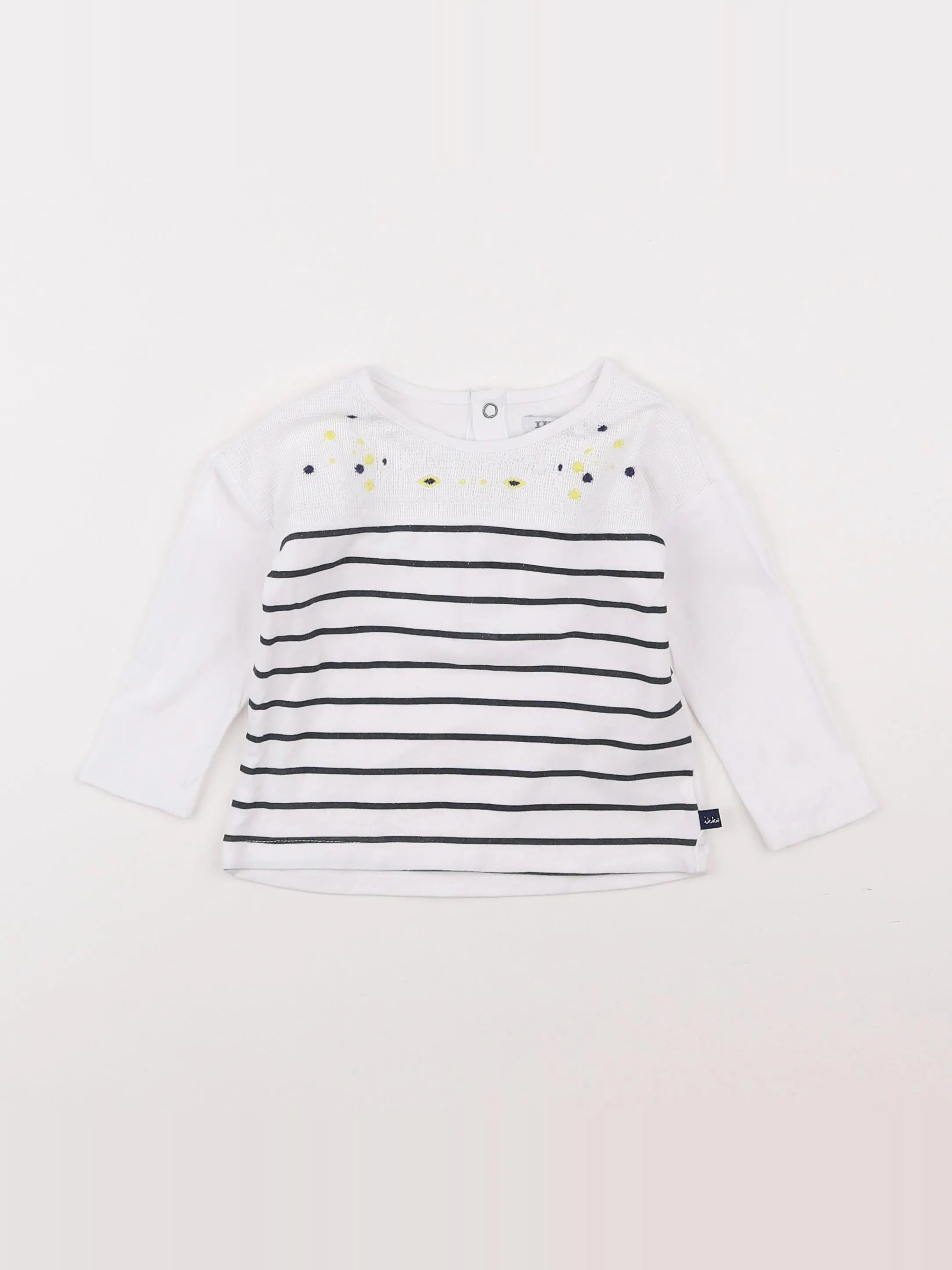 IKKS - tee-shirt blanc - 12 mois