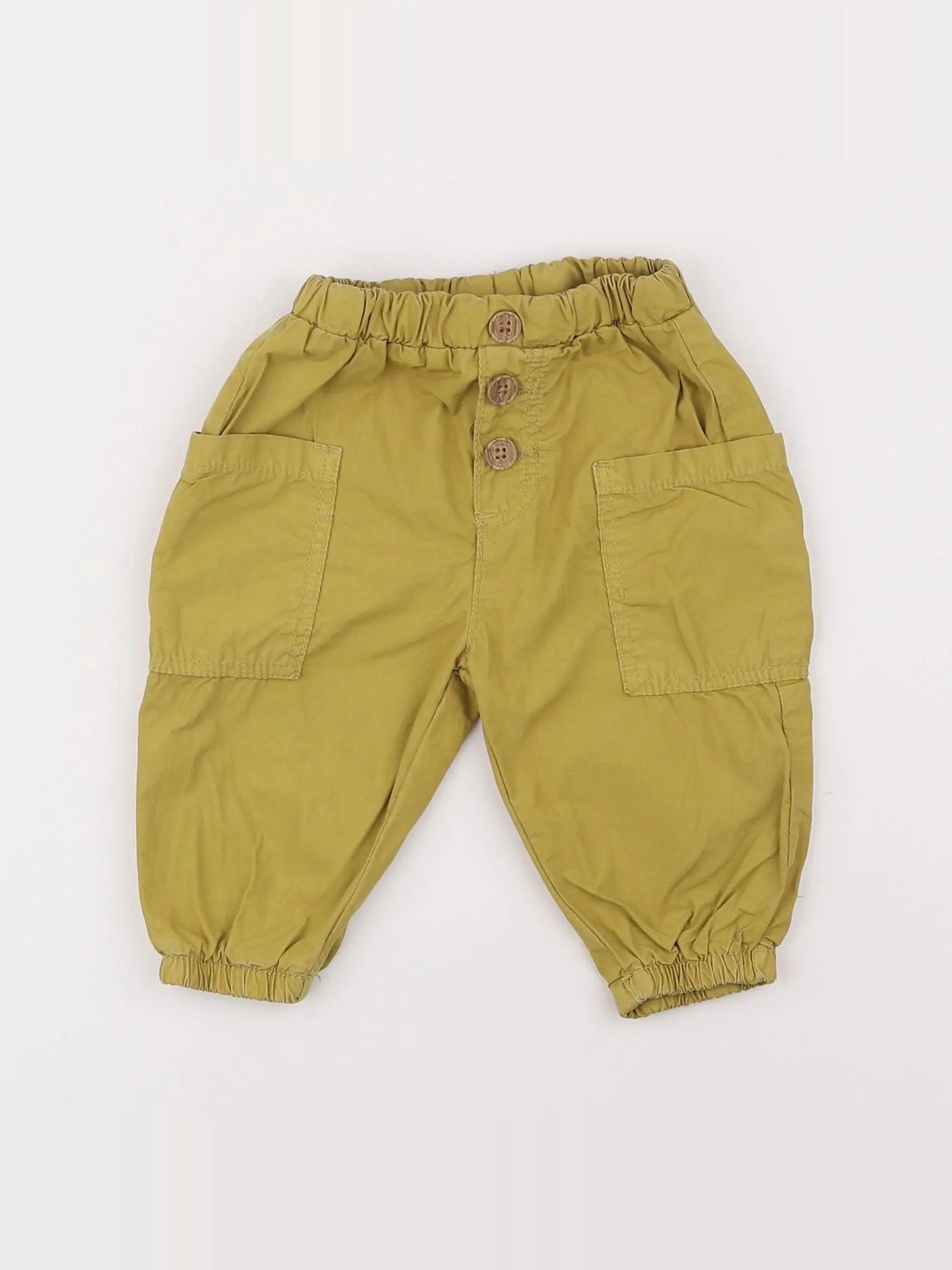 Tape à l'oeil - pantalon jaune - 9 mois
