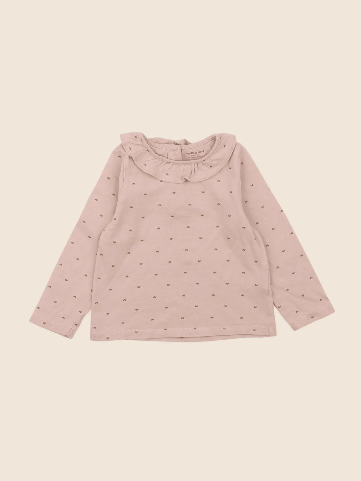 Vertbaudet - tee-shirt rose - 2 ans