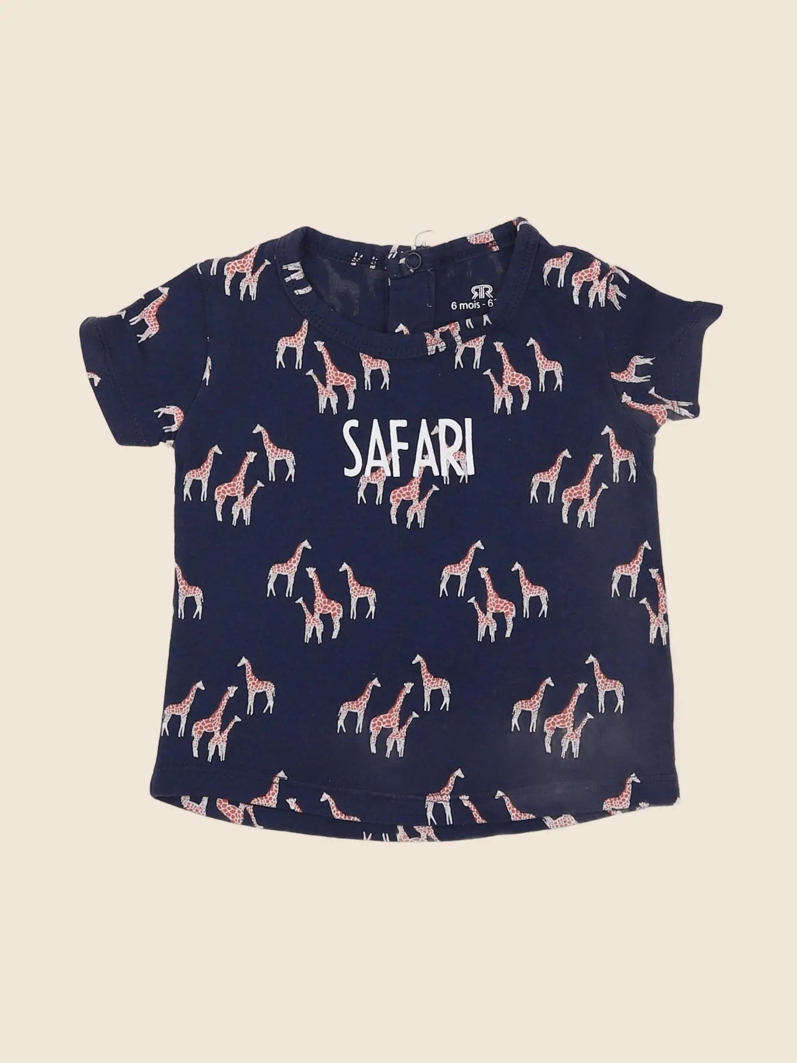 La Redoute - tee-shirt bleu - 6 mois