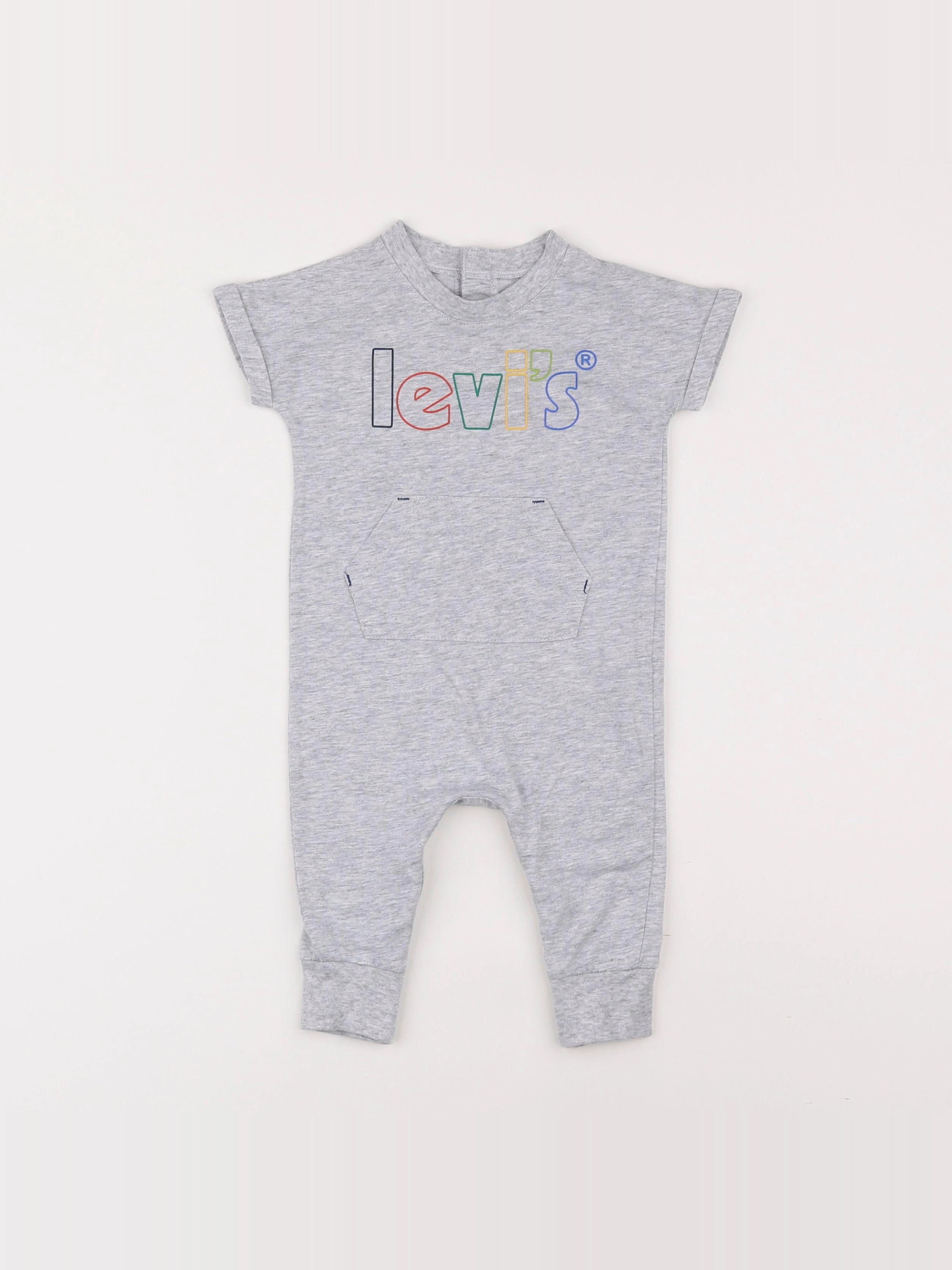 Levi's - pyjama coton gris - 6 mois