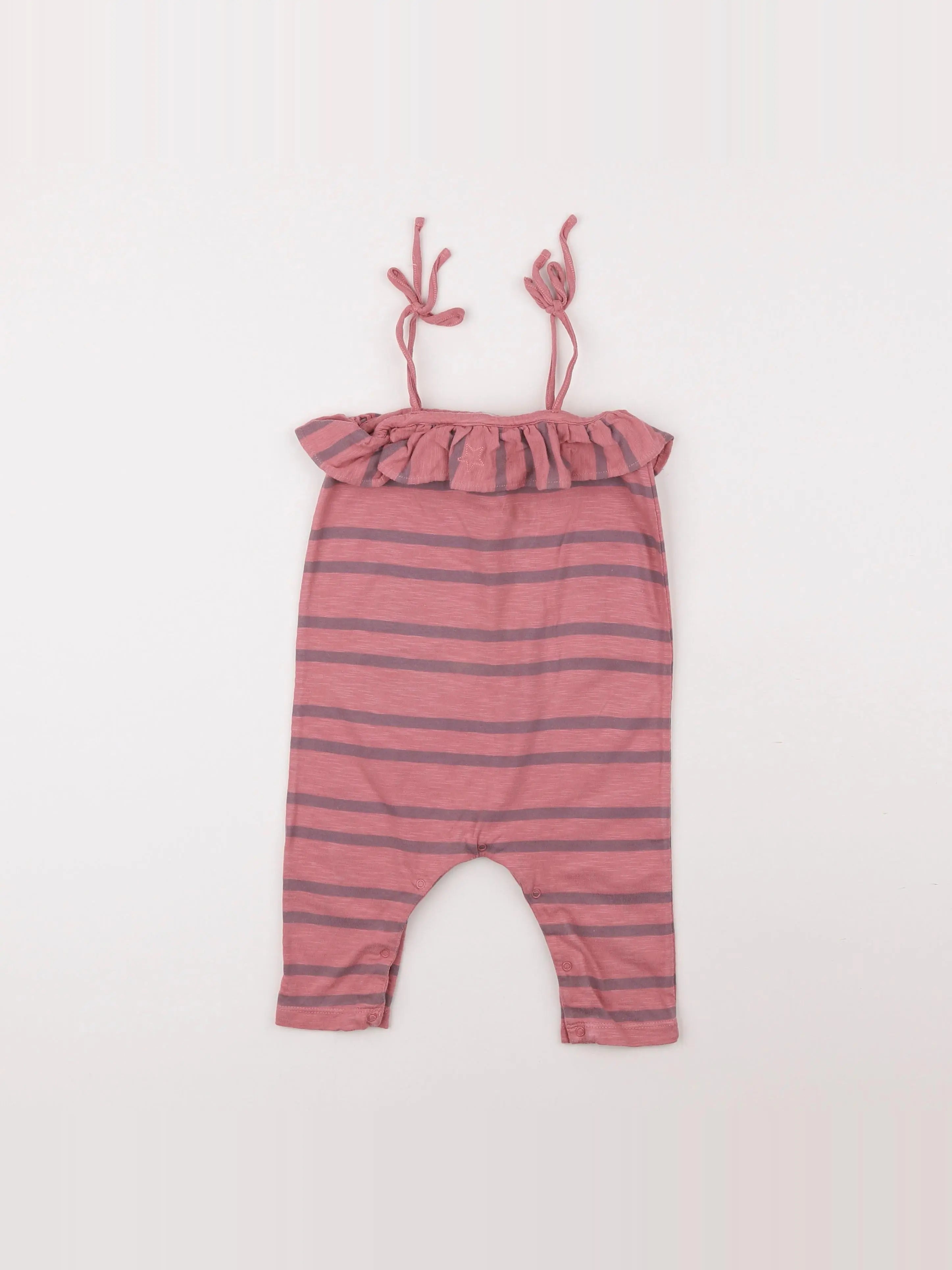 Tocoto vintage - combinaison rose - 9 mois