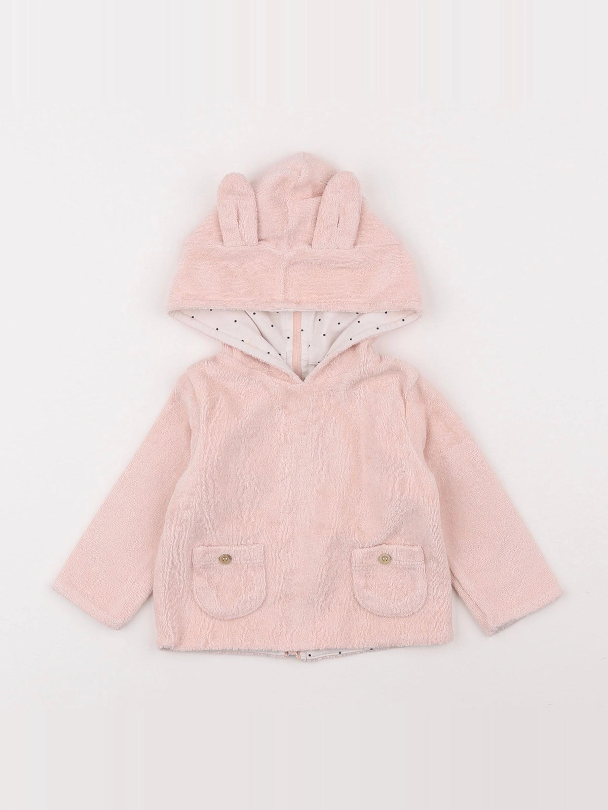 Emile et Ida - gilet rose - 3 mois