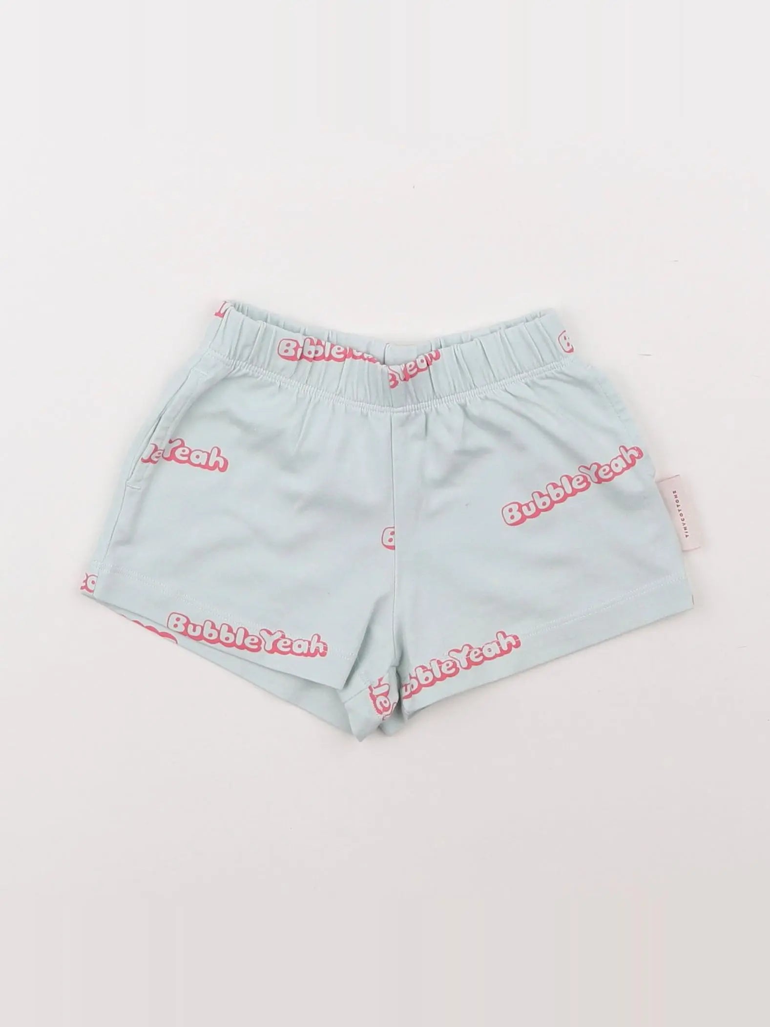 Tiny Cottons - short bleu - 3 mois