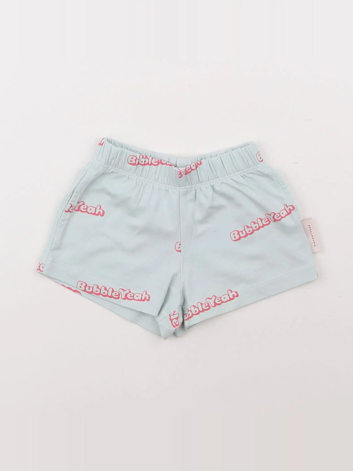 Tiny Cottons - short bleu - 3 mois