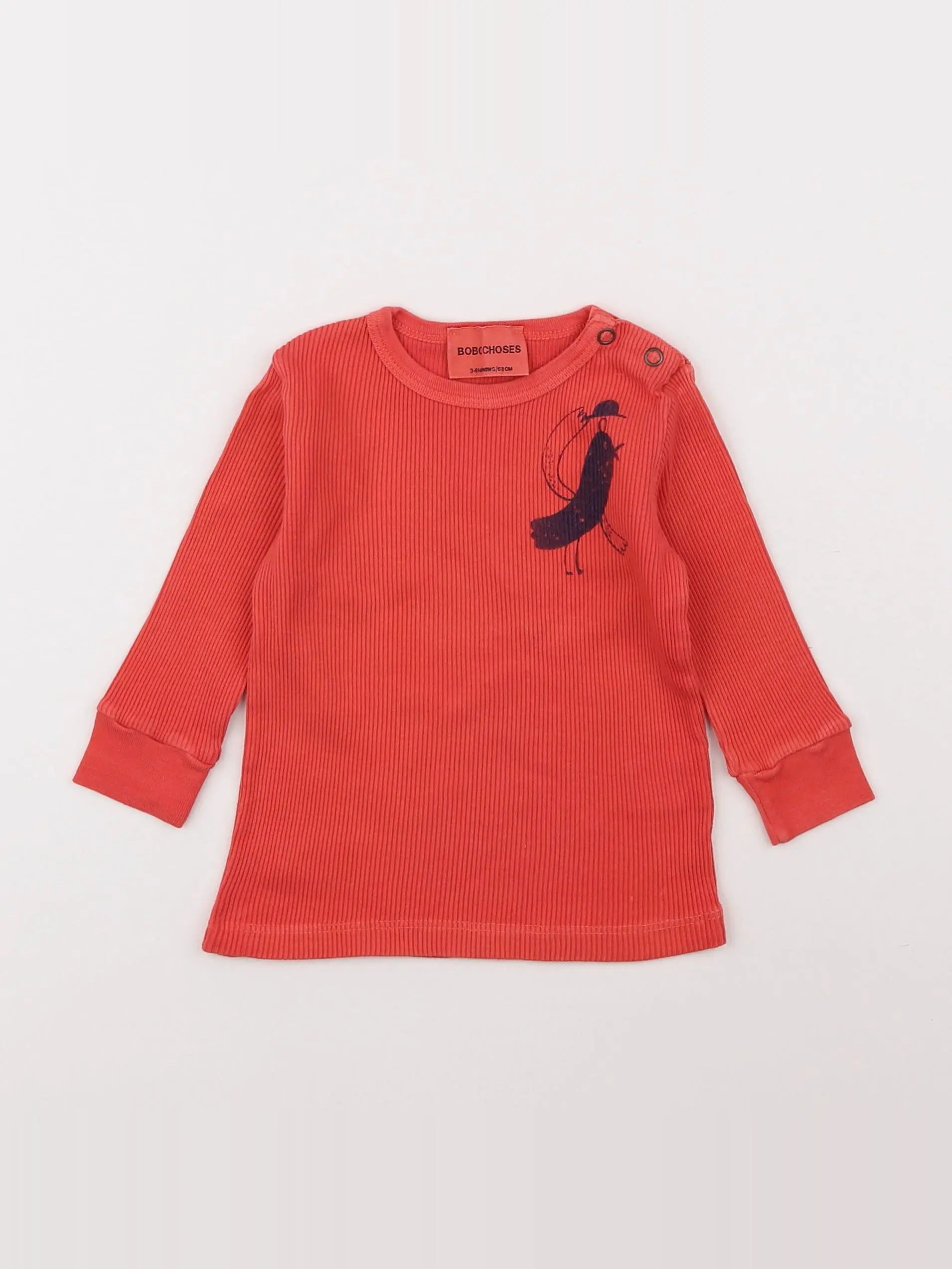 Bobo Choses - tee-shirt rouge - 3/6 mois