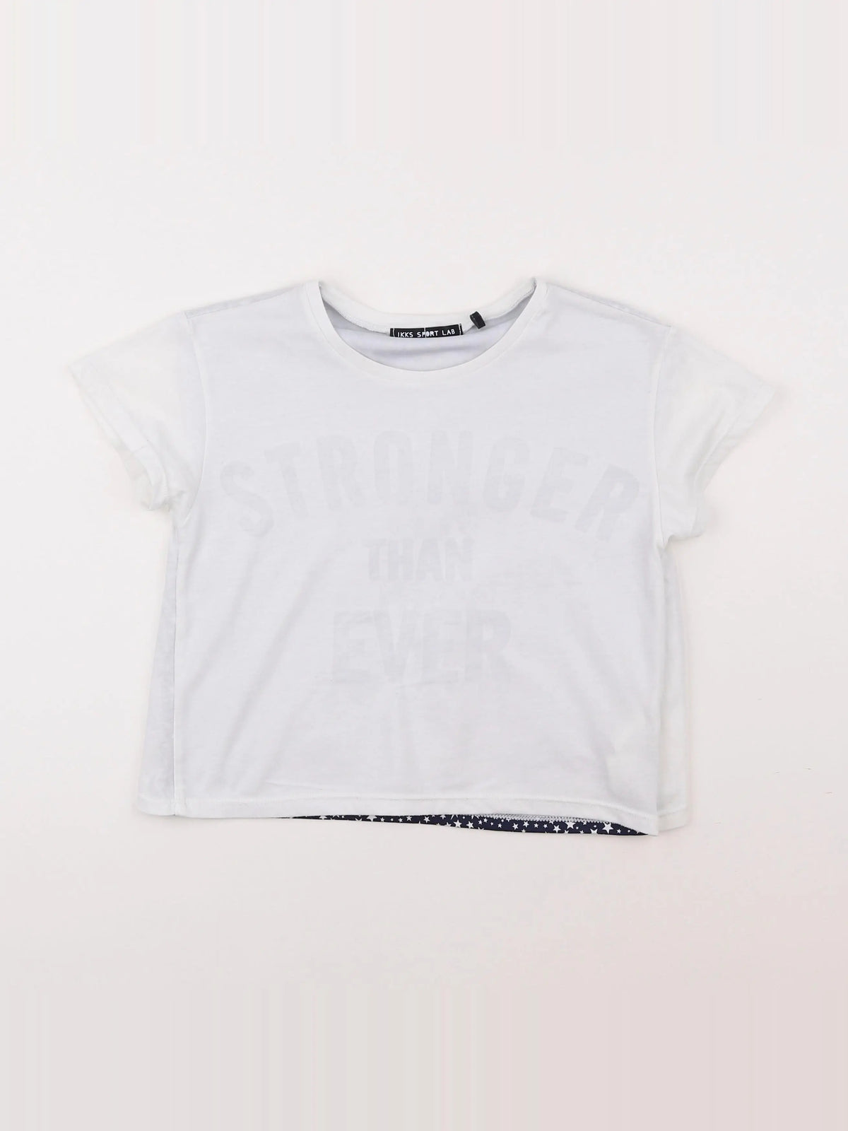 IKKS - tee-shirt blanc - 10 ans