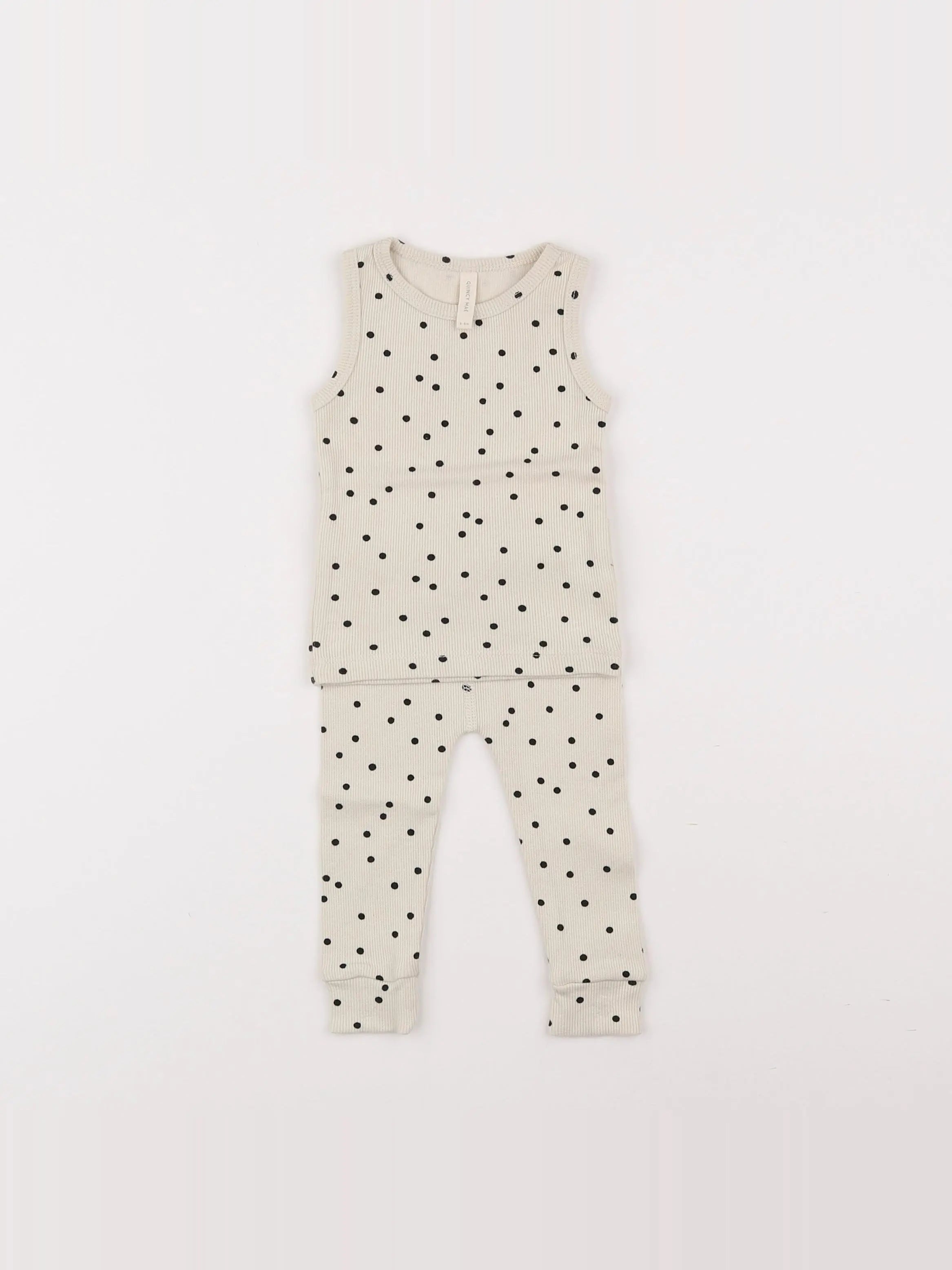 Quincy Mae - ensemble beige - 3/6 mois