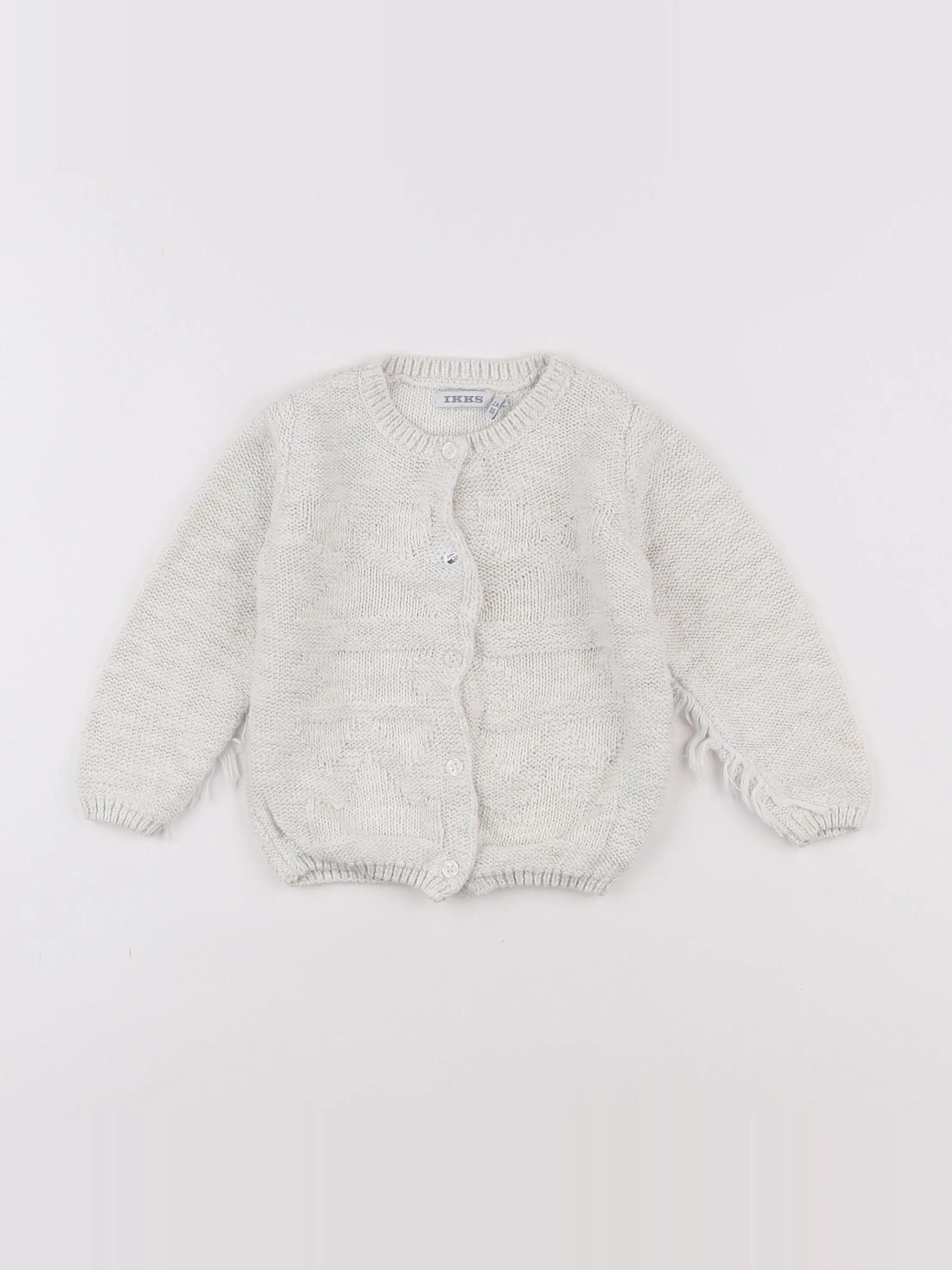 IKKS - gilet blanc - 2 ans