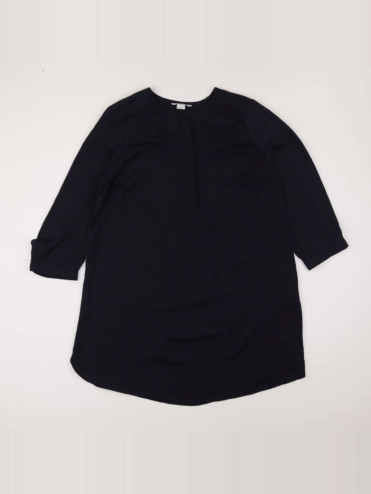 H&M - blouse grossesse bleu - m
