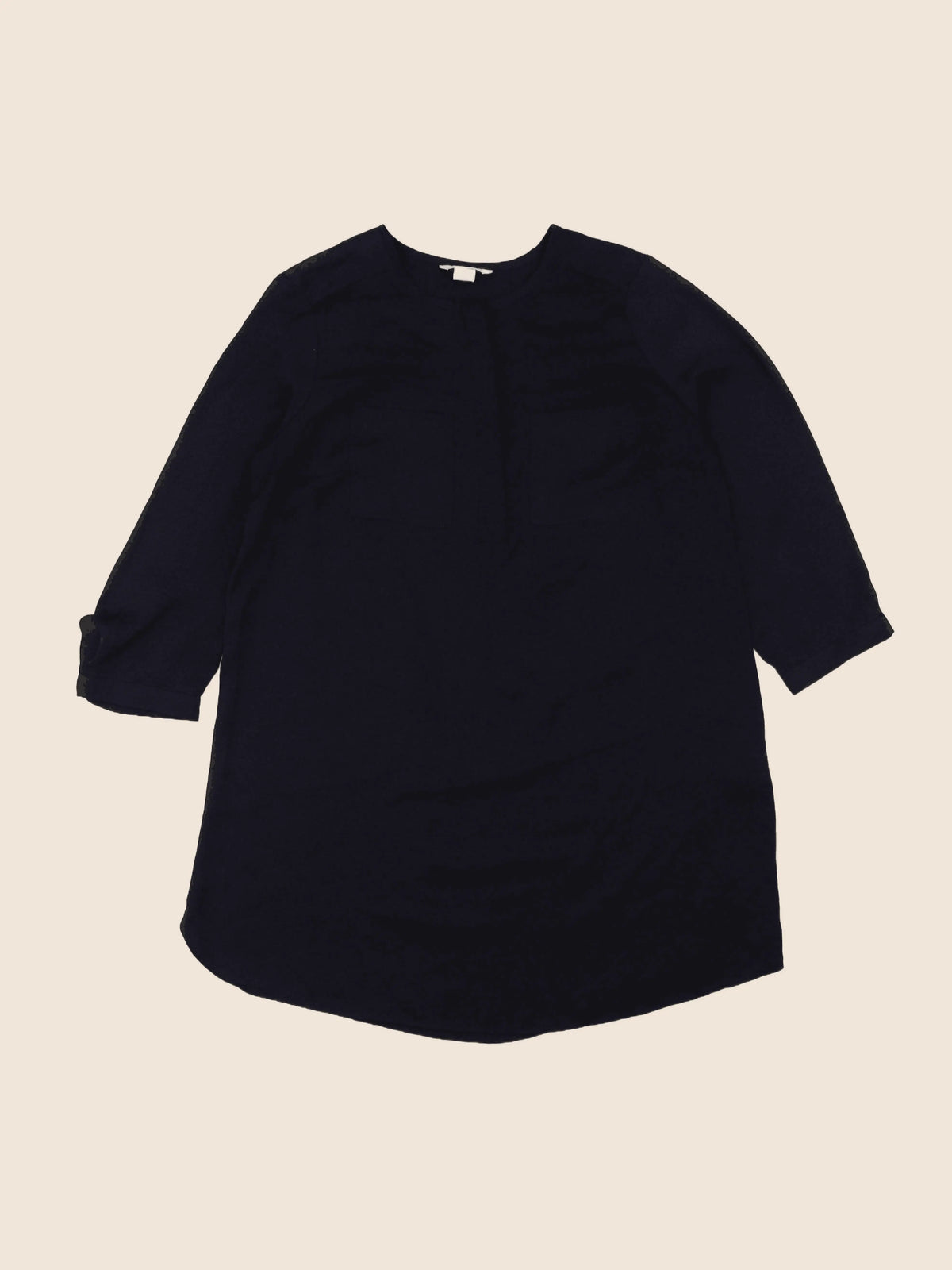H&M - blouse grossesse bleu - m