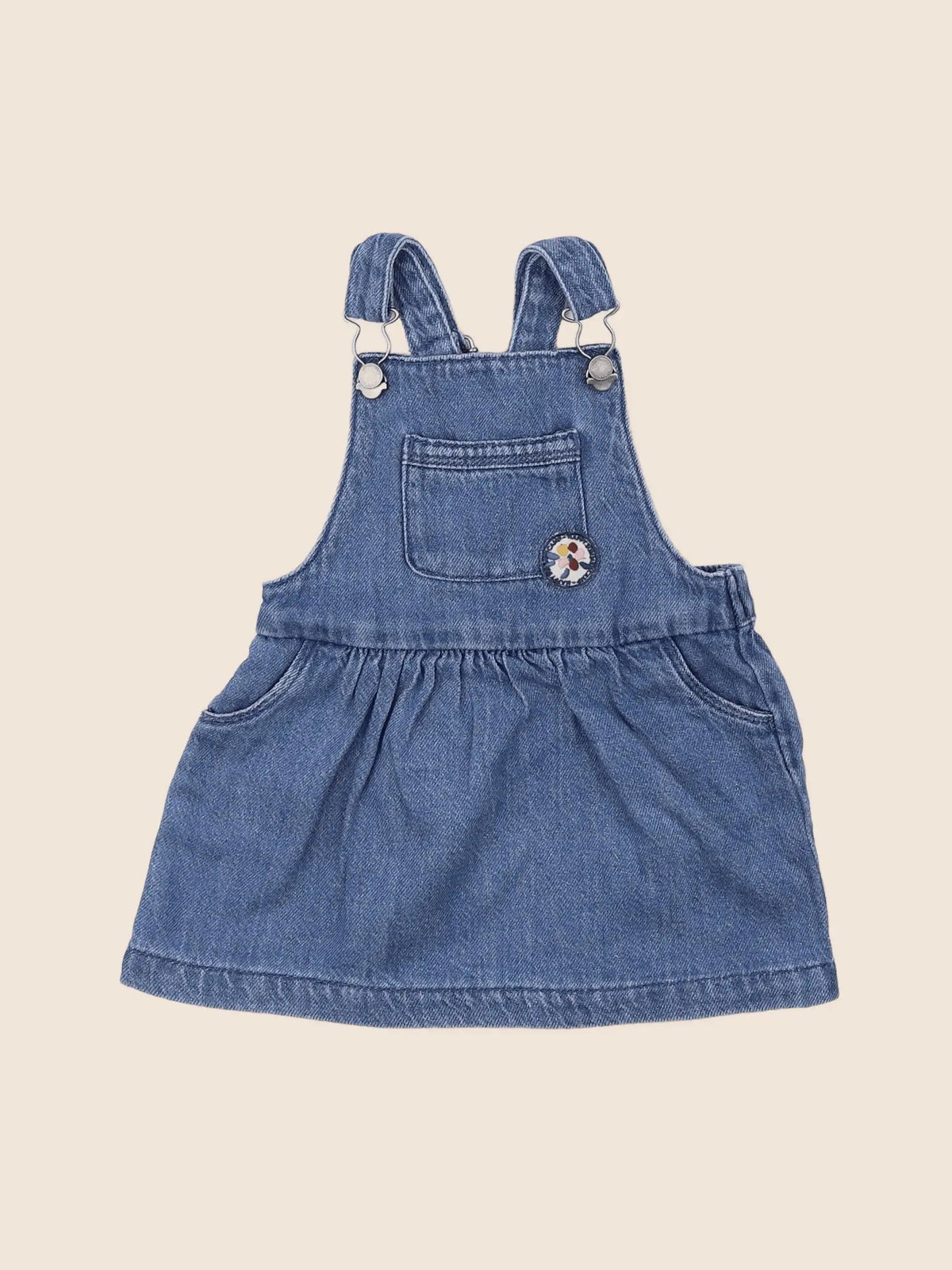 Vertbaudet - robe bleu - 12 mois