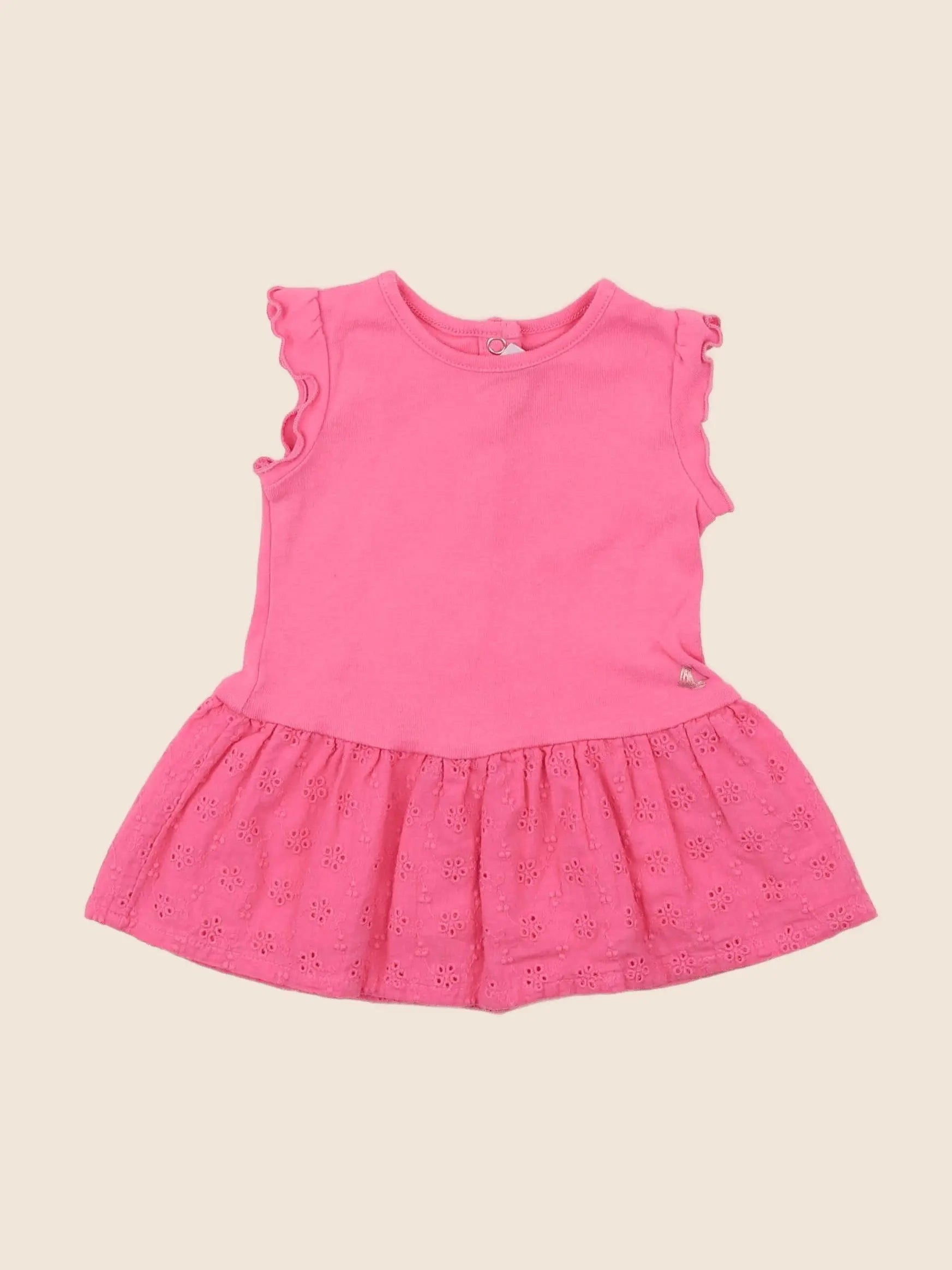 Petit Bateau - robe rose - 3 mois