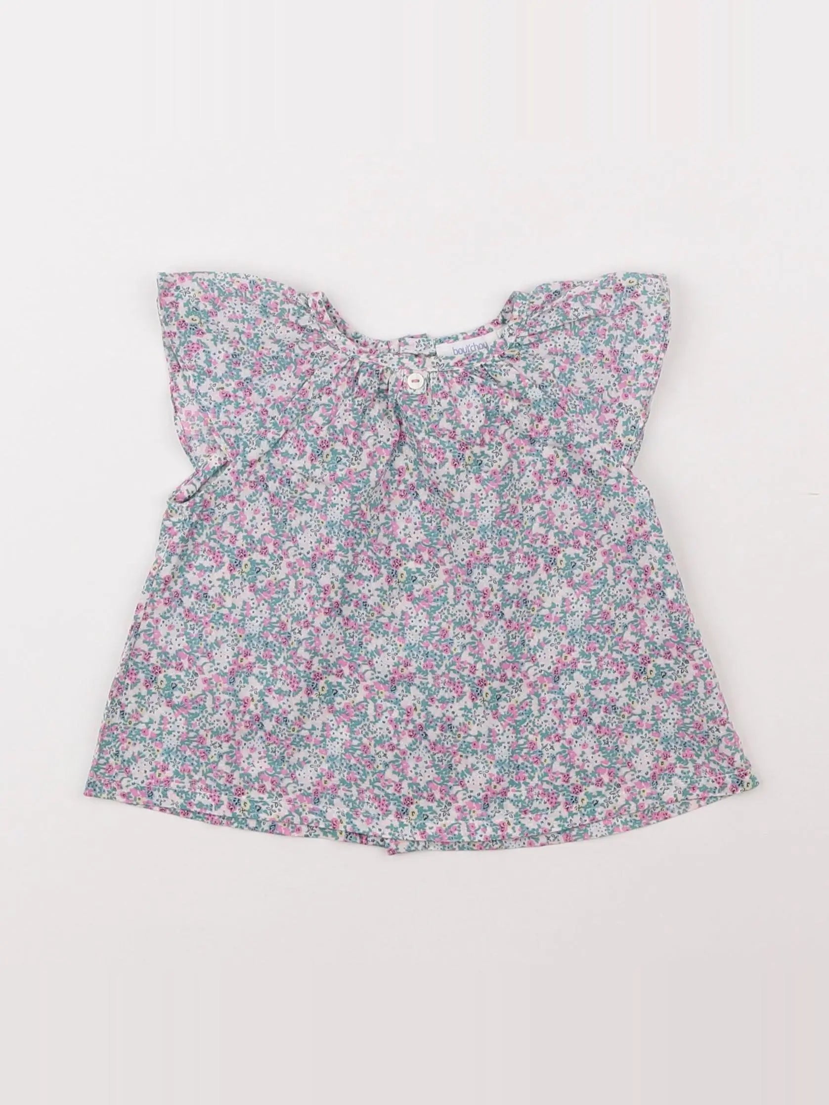 Boutchou - blouse multicolore - 3 mois