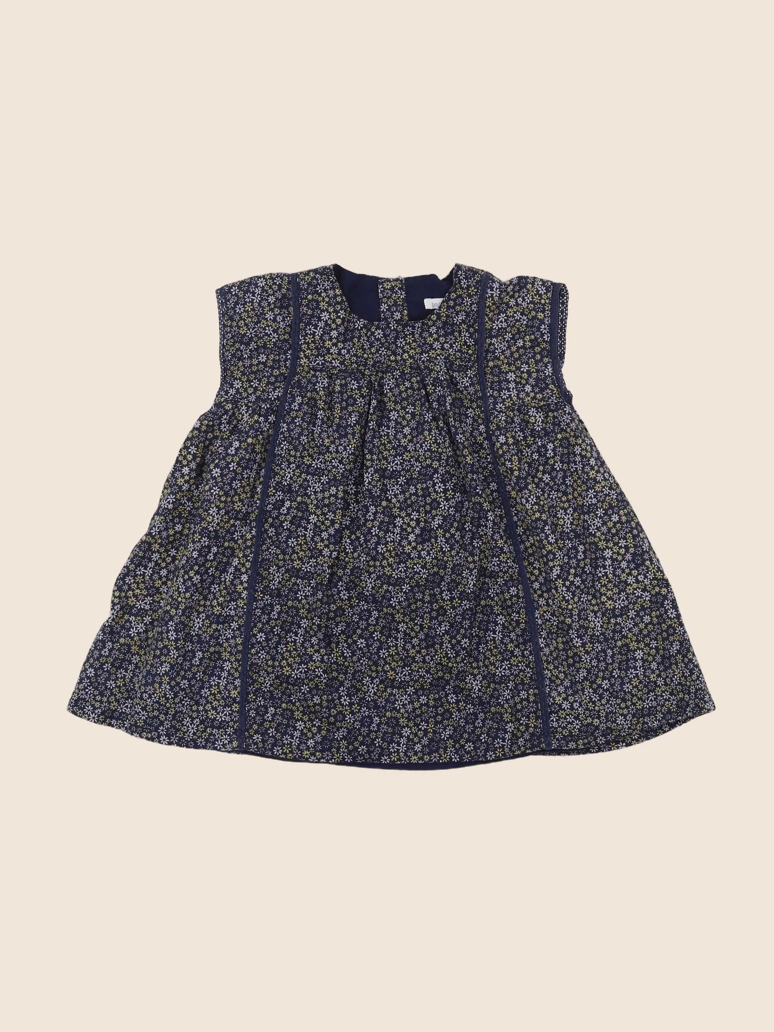 Boutchou - robe bleu - 12 mois
